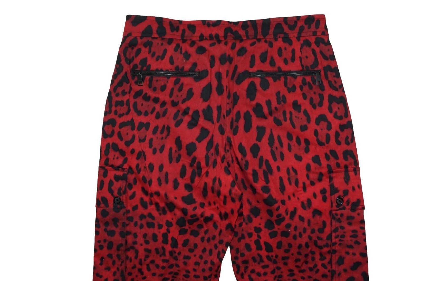 Dolce & Gabbana DOLCE & GABBANA LEOPARD PRINT CARGO PANT Size US 28 / EU 44 - 6 Thumbnail