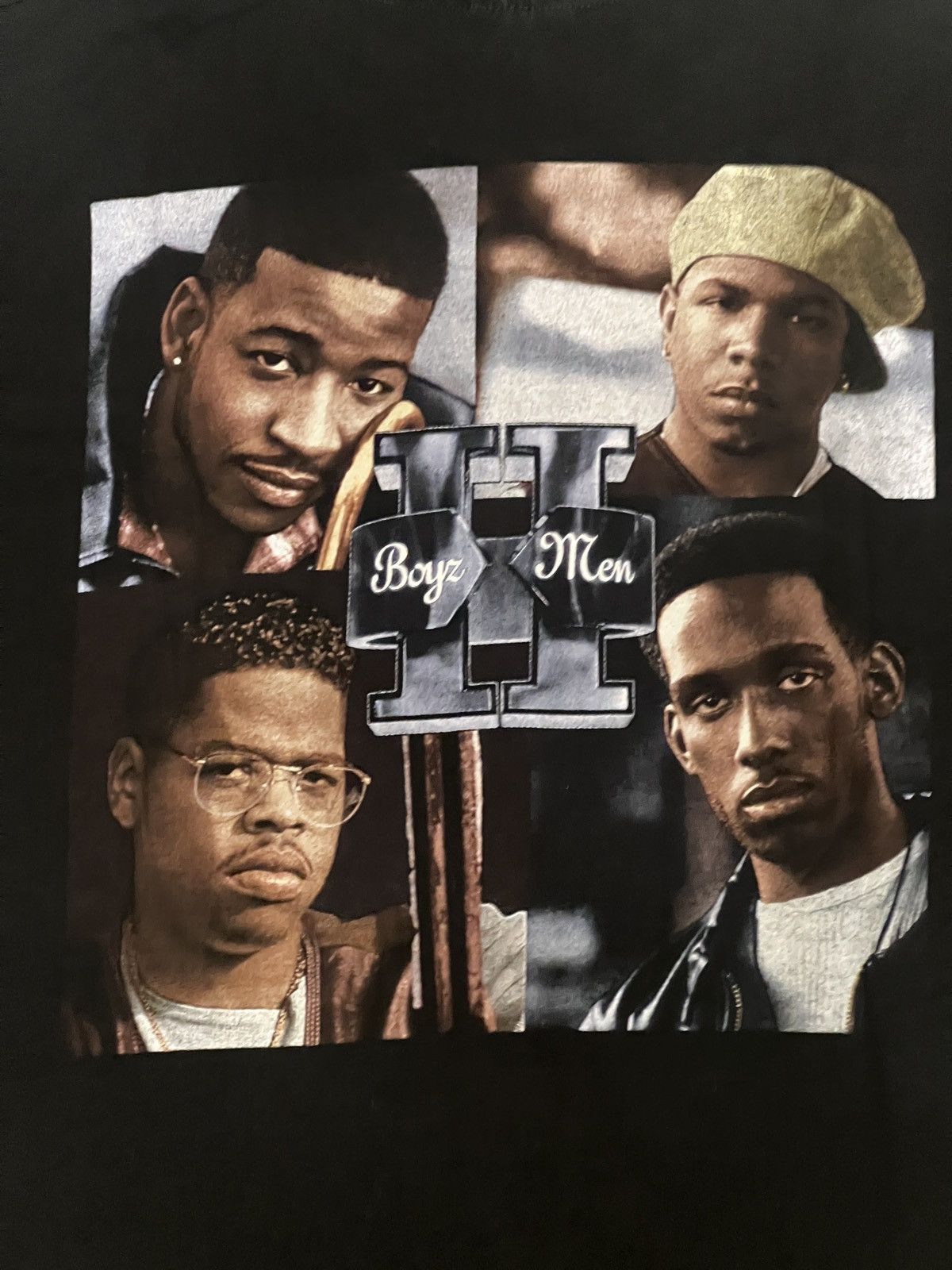 Band Tees Vintage 90s Boyz II Men Rap Tee Double Sided T-Shirt Size US XL / EU 56 / 4 - 4 Thumbnail