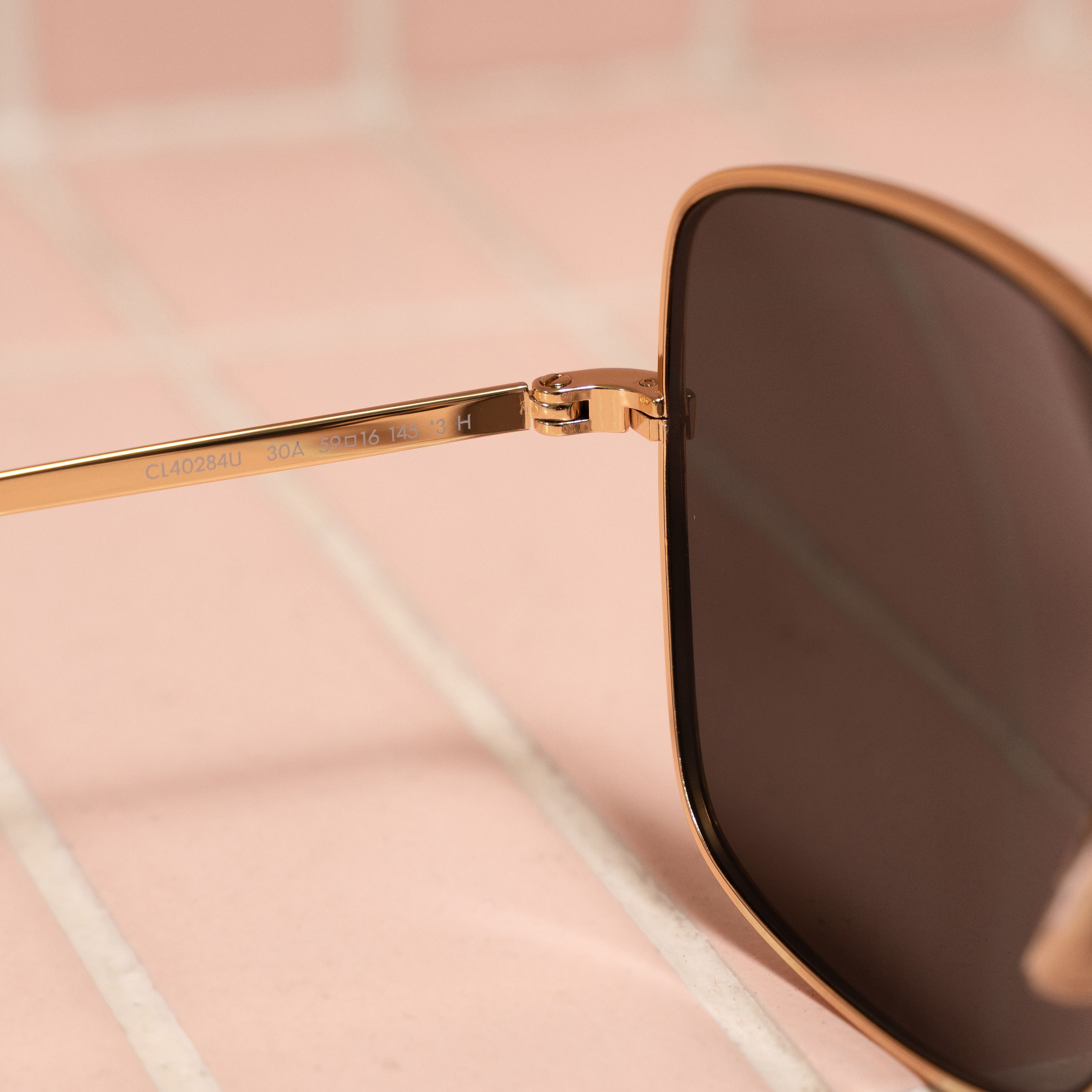 Celine CELINE Triomphe Rhinestone 01 Sunglasses Size ONE SIZE - 6 Thumbnail