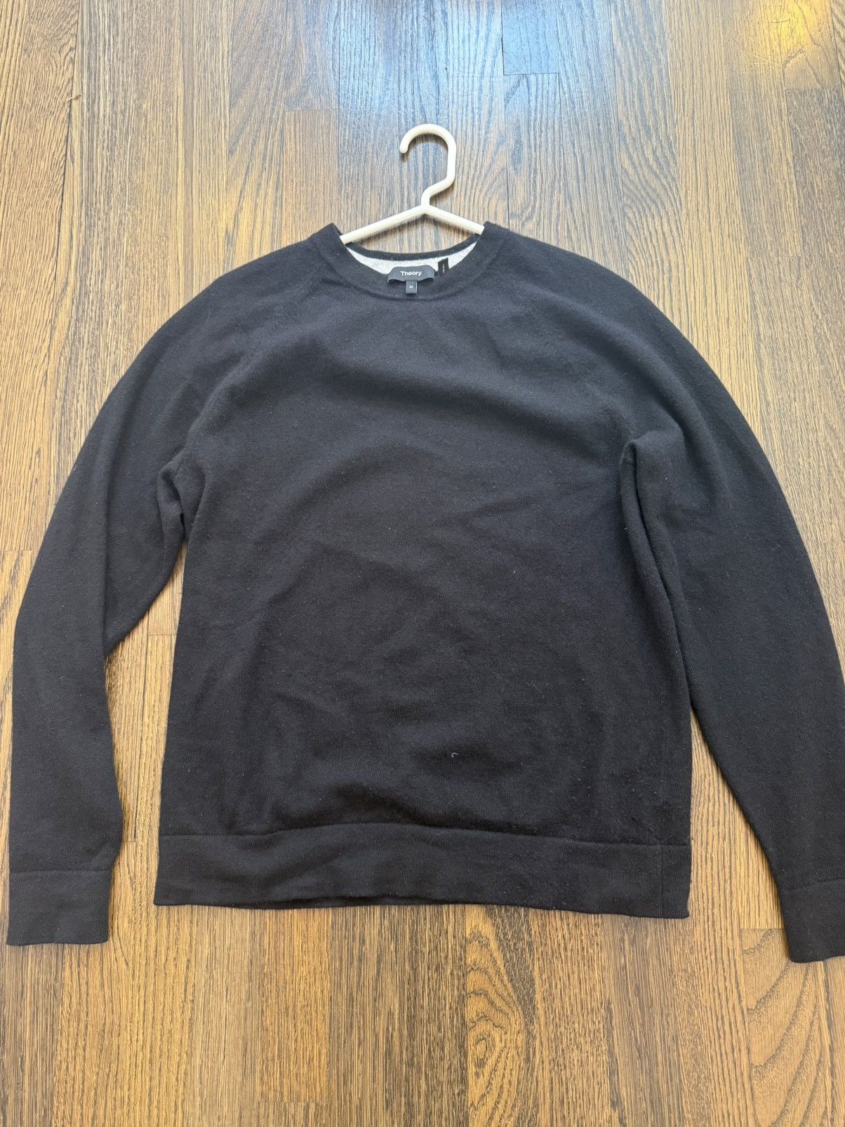 Theory Theory Cashmere Sweater Black Size US M / EU 48-50 / 2 - 2 Thumbnail