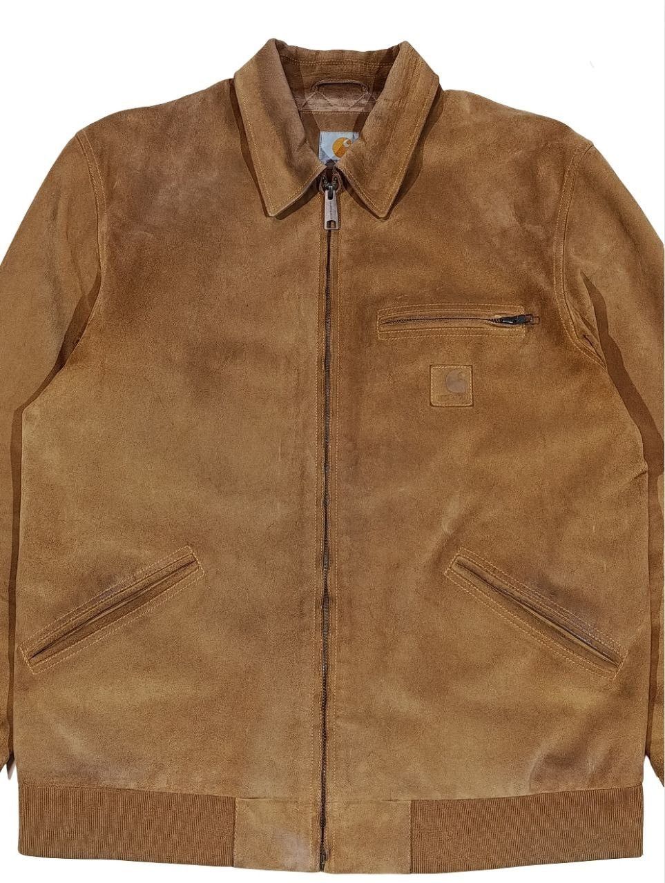 Carhartt Carhartt Suede Detroit Jacket Vintage Size US XL / EU 56 / 4 - 9 Thumbnail