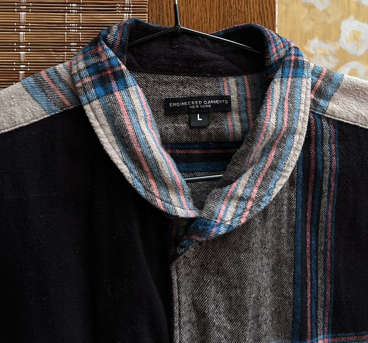 Engineered Garments Engineered Garments Round Collar Big Plaid Flannel Shirt Size US L / EU 52-54 / 3 - 4 Thumbnail