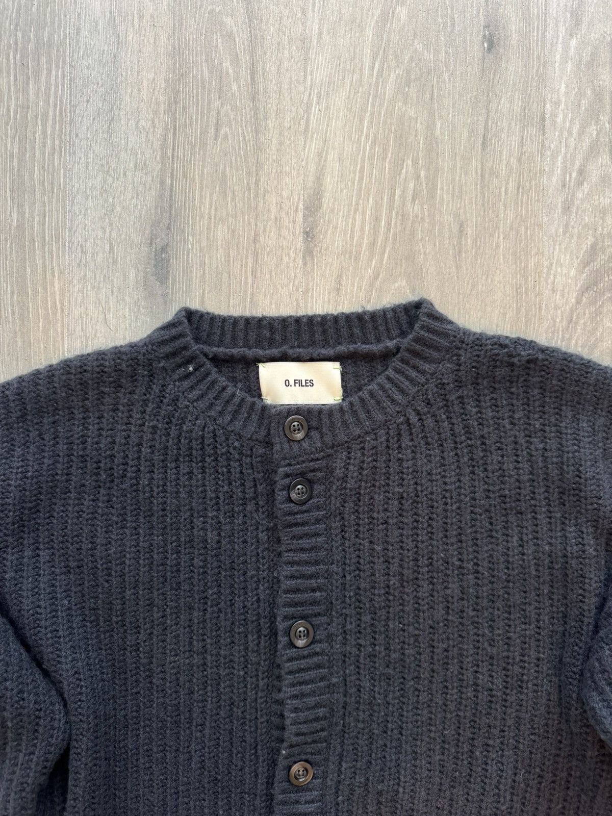 Ojardorf O. FILES Black Interlaced Cardigan Size US L / EU 52-54 / 3 - 3 Thumbnail