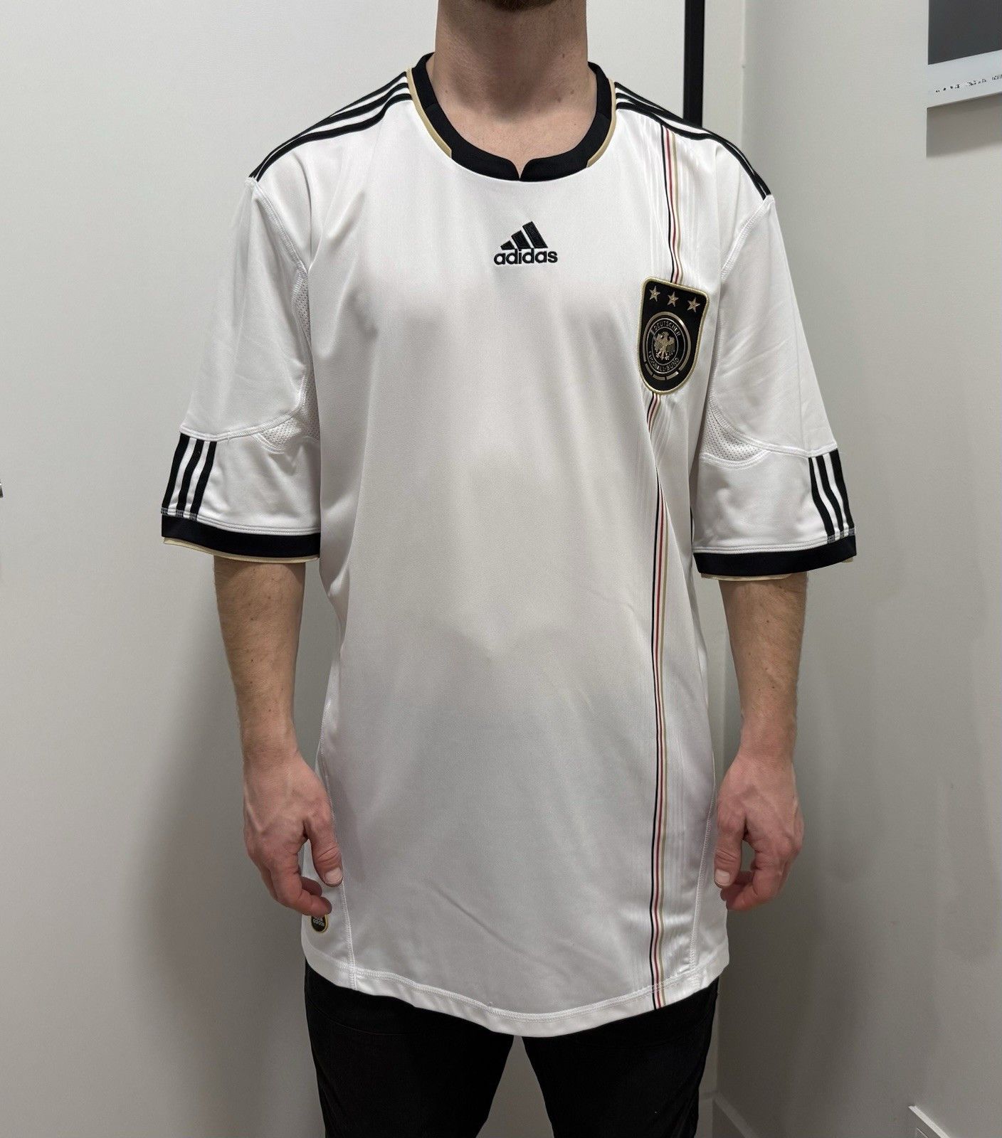 Adidas National Team Germany 2010/2012 Home Jersey Soccer Football Size US XXL / EU 58 / 5 - 1 Thumbnail