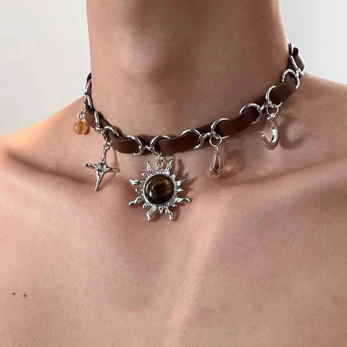 Japanese Brand × Vintage Retro punk necklace Size ONE SIZE - 1 Thumbnail