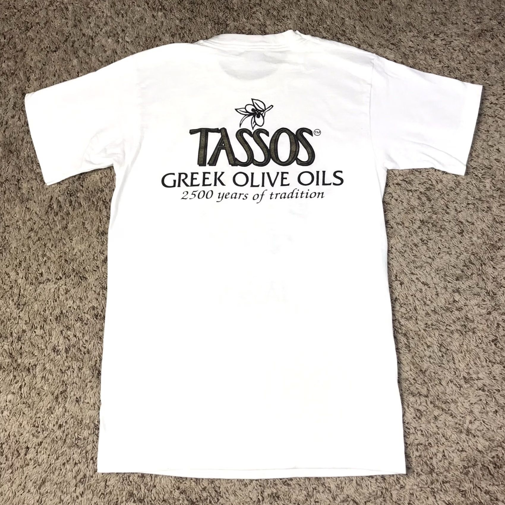Fruit Of The Loom VINTAGE Chicago Marathon Graphic Tee T-Shirt Small White 100% Cotton Men Size US S / EU 44-46 / 1 - 3 Thumbnail