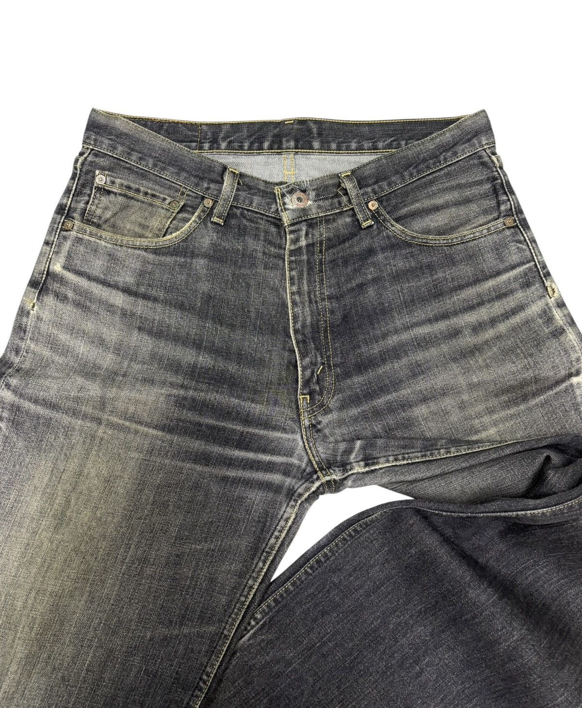 Levi's Vintage Clothing Vintage Levis 502 Rusty Black Baggy Jeans Distressed Denim Size US 34 / EU 50 - 9 Thumbnail