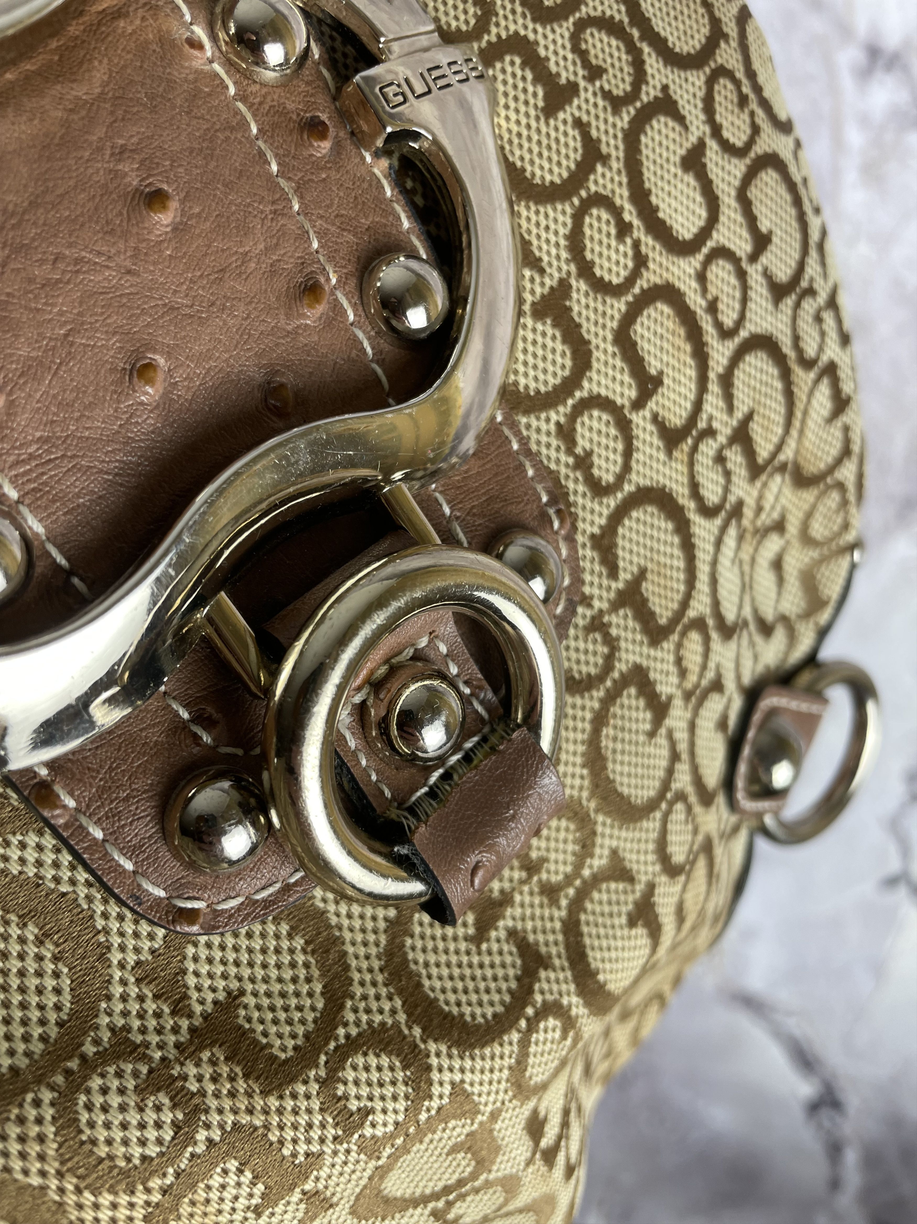 Guess Guess VNTG Y2K Monogram Mini Shoulder Bag Messenger Size ONE SIZE - 5 Thumbnail