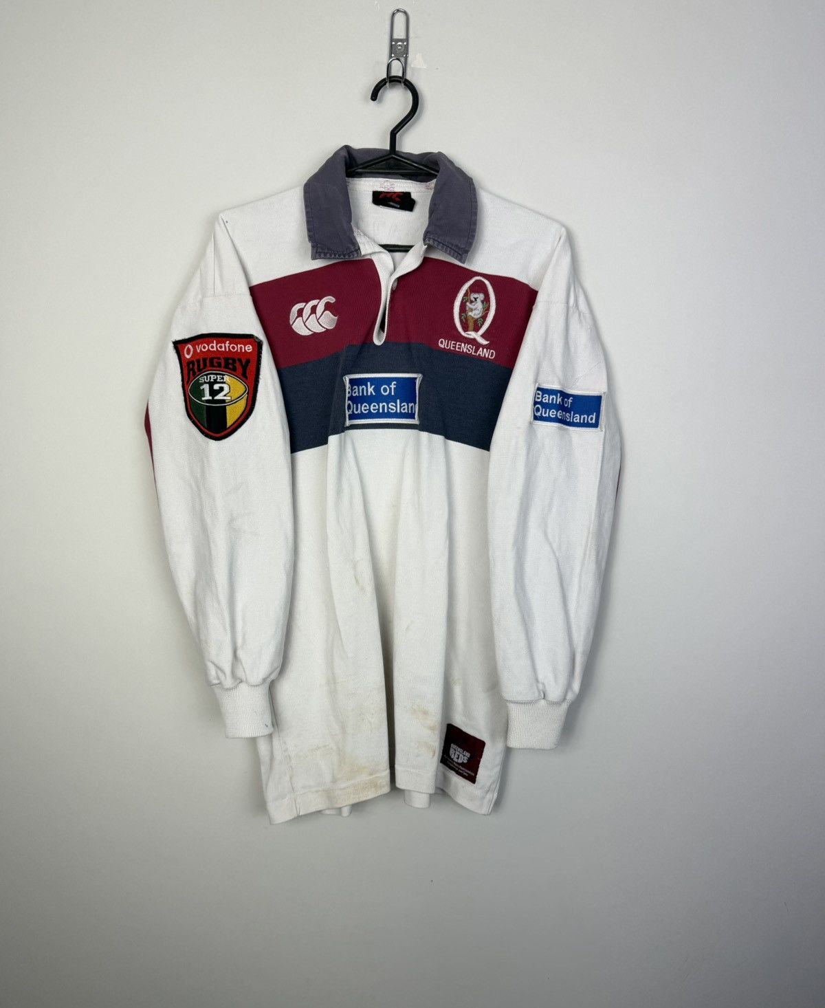 Canterbury of New Zealand Canterbury Queensland Reds 2000 Rugby Vintage Longsleeve Size US M / EU 48-50 / 2 - 2 Thumbnail