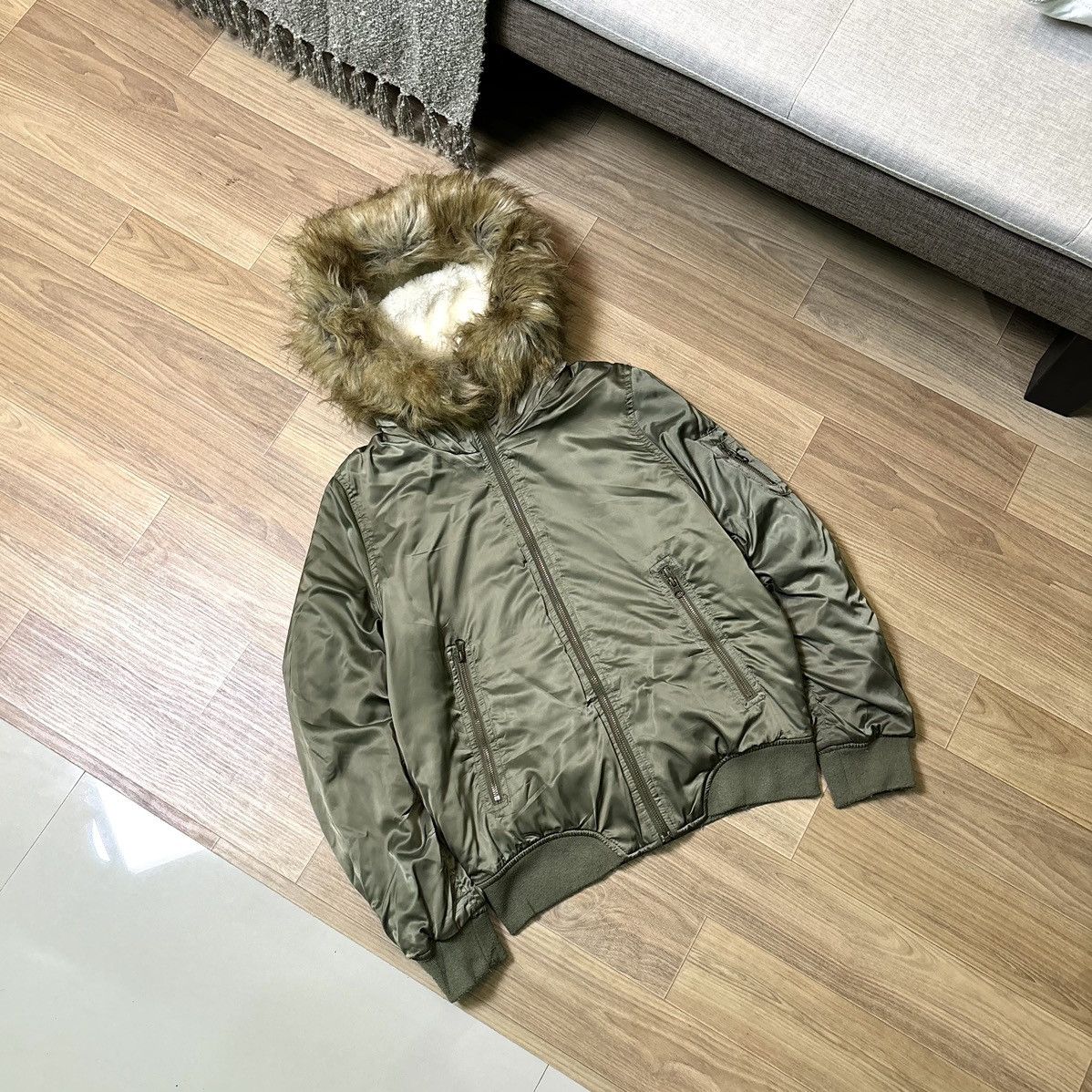 14th Addiction × If Six Was Nine × Le Grande Bleu (L.G.B.) G.O.A | Earth Fur faux jacket IfSixWasNine LGB Style Size US M / EU 48-50 / 2 - 1 Thumbnail