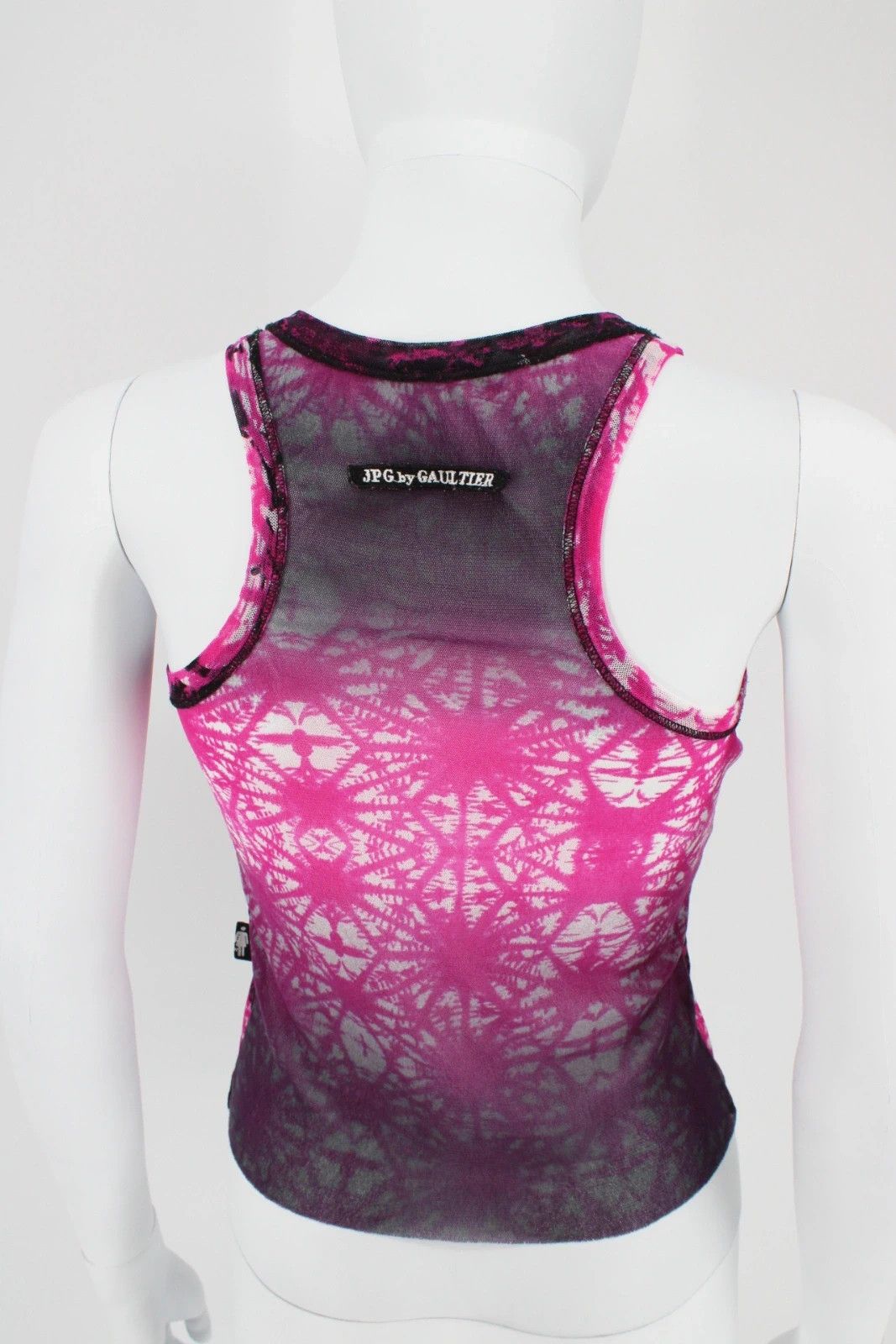 Jean Paul Gaultier Archive JPG Vrus Mesh Tank Top Size S / US 4 / IT 40 - 6 Thumbnail