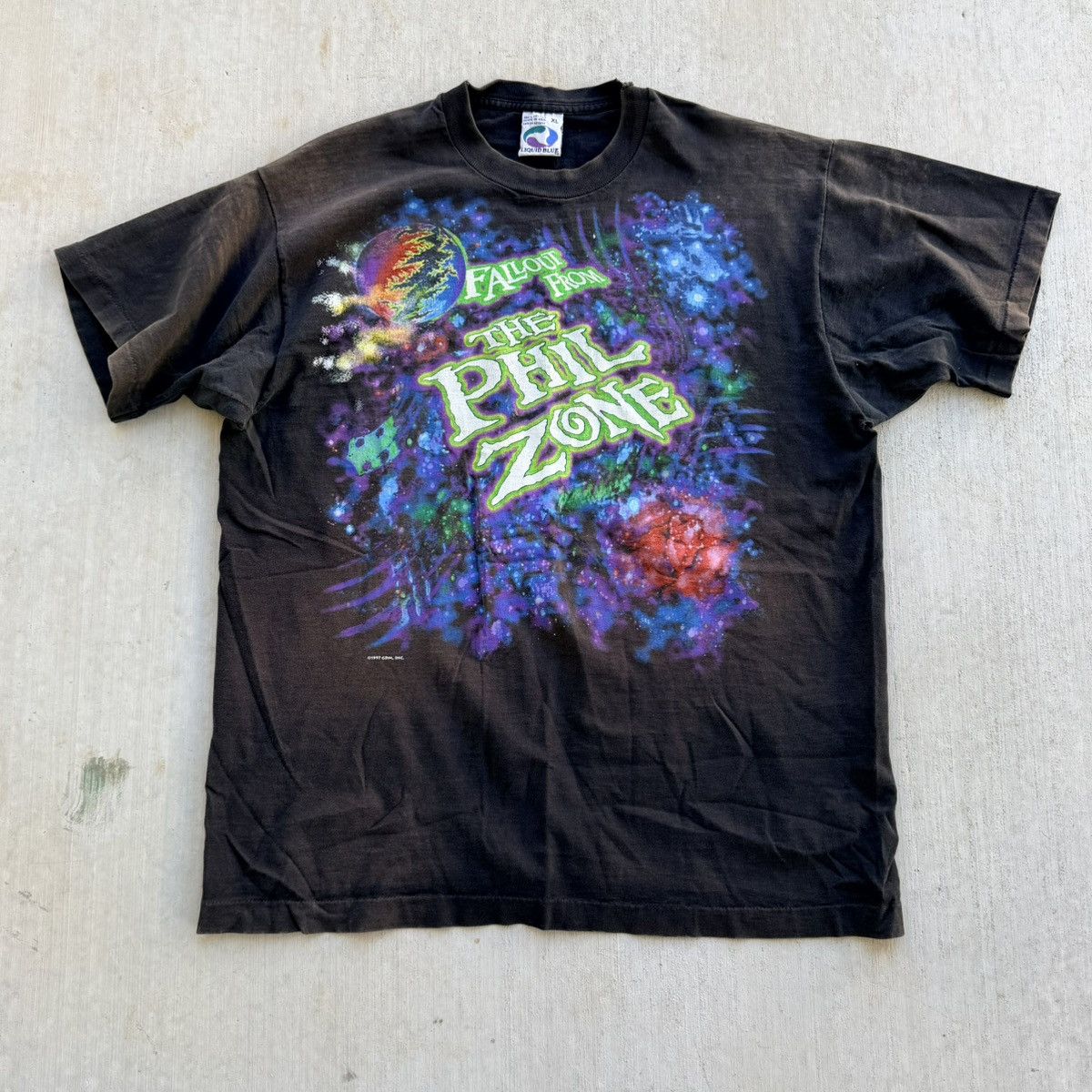 Liquid Blue Vintage Grateful Dead Band T Shirt The Phil Zone Liquid Blue Size US XL / EU 56 / 4 - 1 Thumbnail