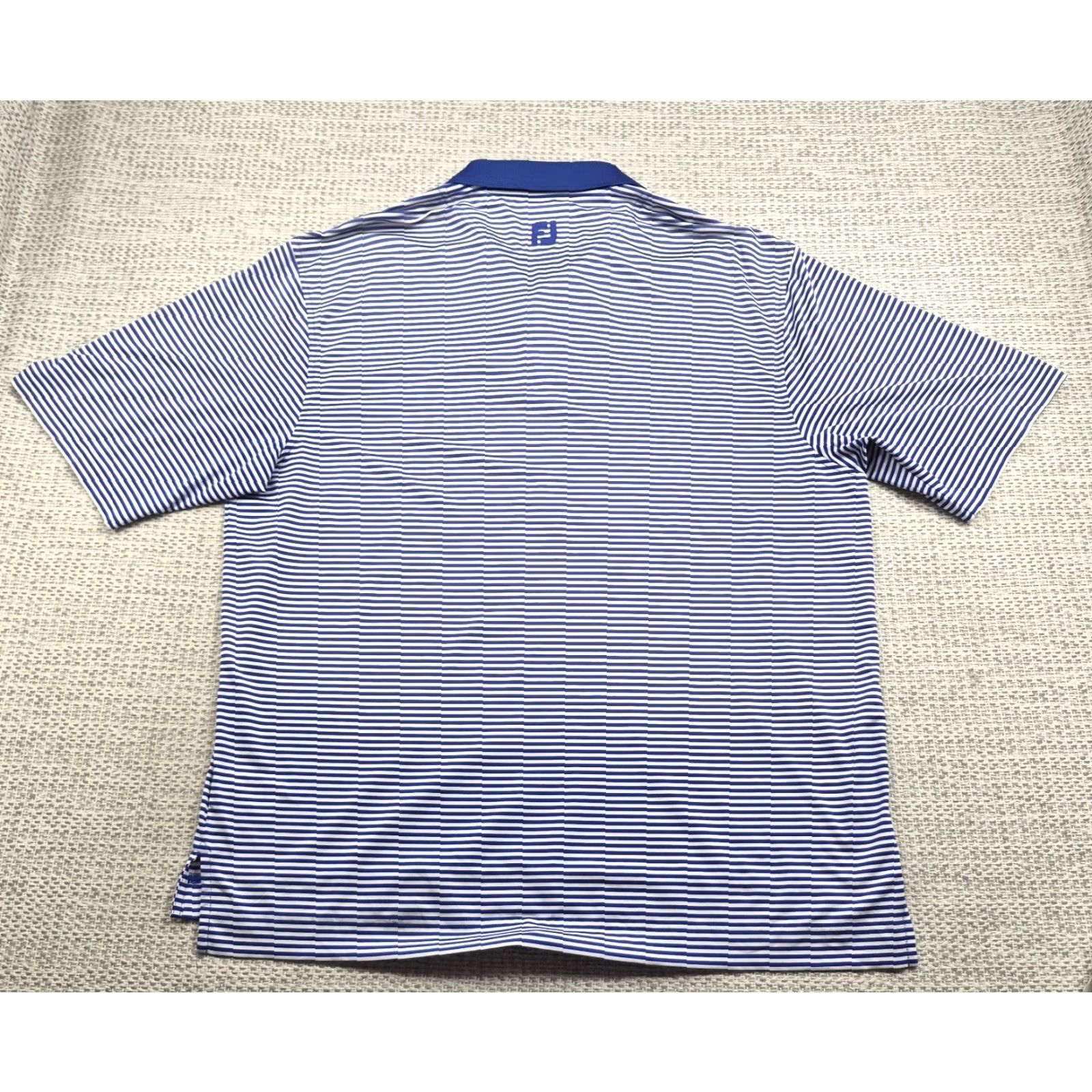 Footjoy FootJoy Polo Shirt Mens XL Striped Performance Short Sleeve Polo Golf Shirt Mens 2XL Multicolor Logo Pattern Size US XL / EU 56 / 4 - 6 Thumbnail