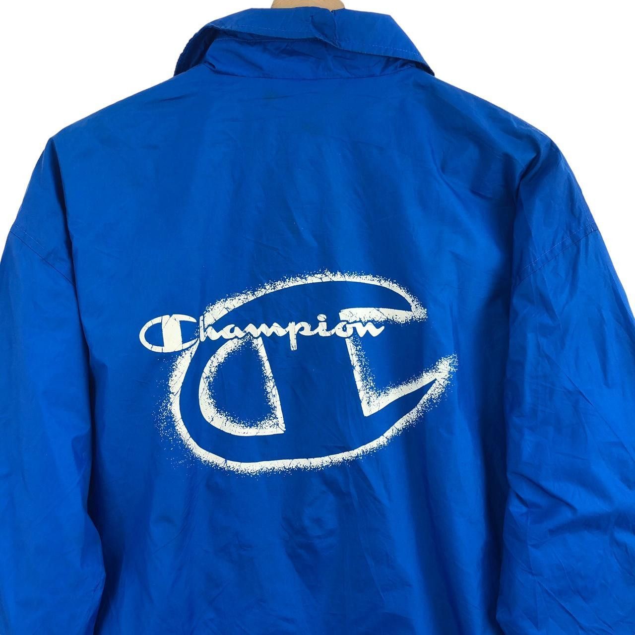 Champion Vintage CHAMPION PRODUCTS USA Blue Coach Jacket Windbreaker Size US M / EU 48-50 / 2 - 3 Thumbnail