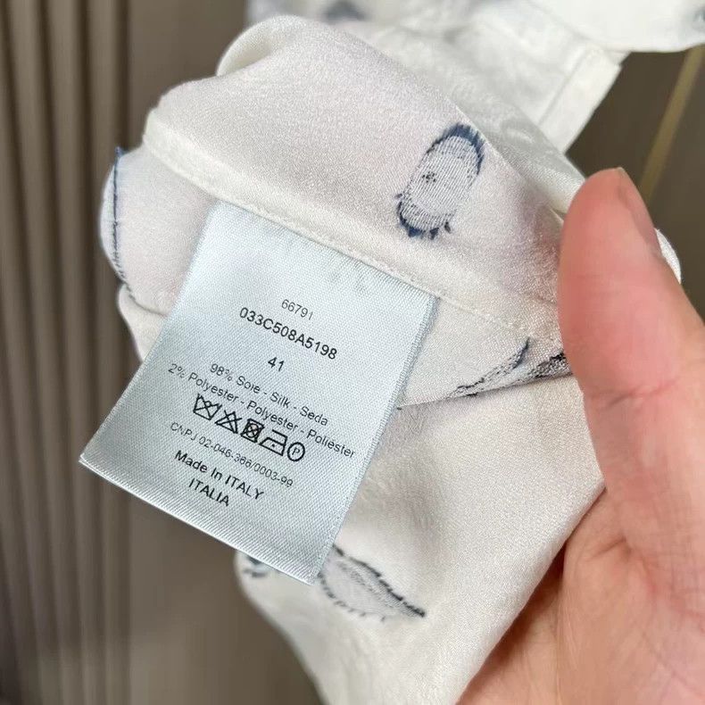 Dior Dior x Kenny Silk Ocean Shirt-2506 Size US M / EU 48-50 / 2 - 7 Thumbnail
