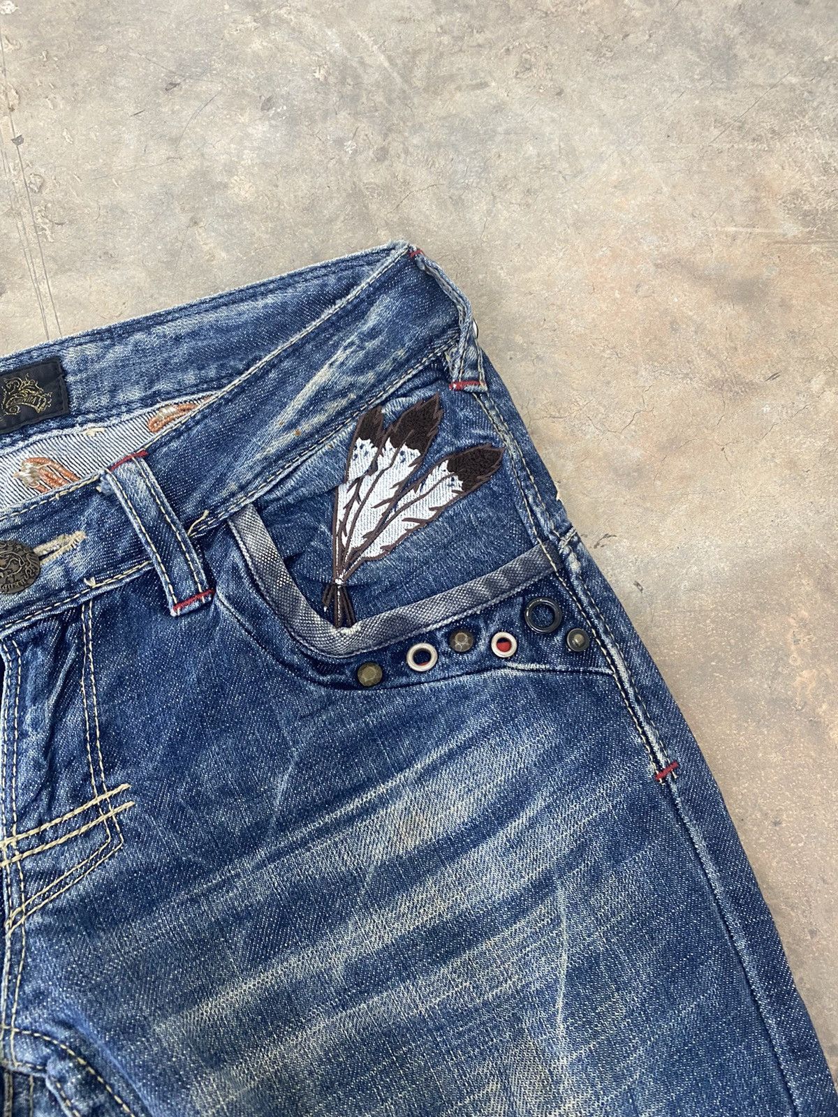 Hysteric Glamour Sick☠️ Red Pepper Flare Jeans Punk Grunge Lgb Size US 30 / EU 46 - 7 Thumbnail