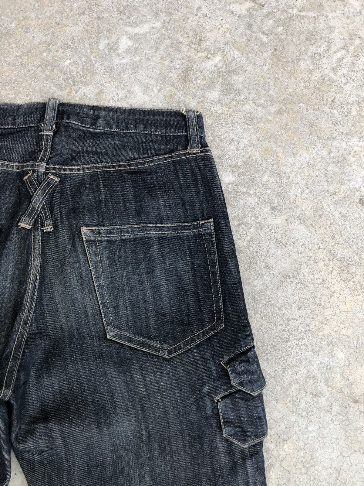 PPFM Japanese PPFM Double Knee Biker Distressed Denim Size US 32 / EU 48 - 16 Thumbnail
