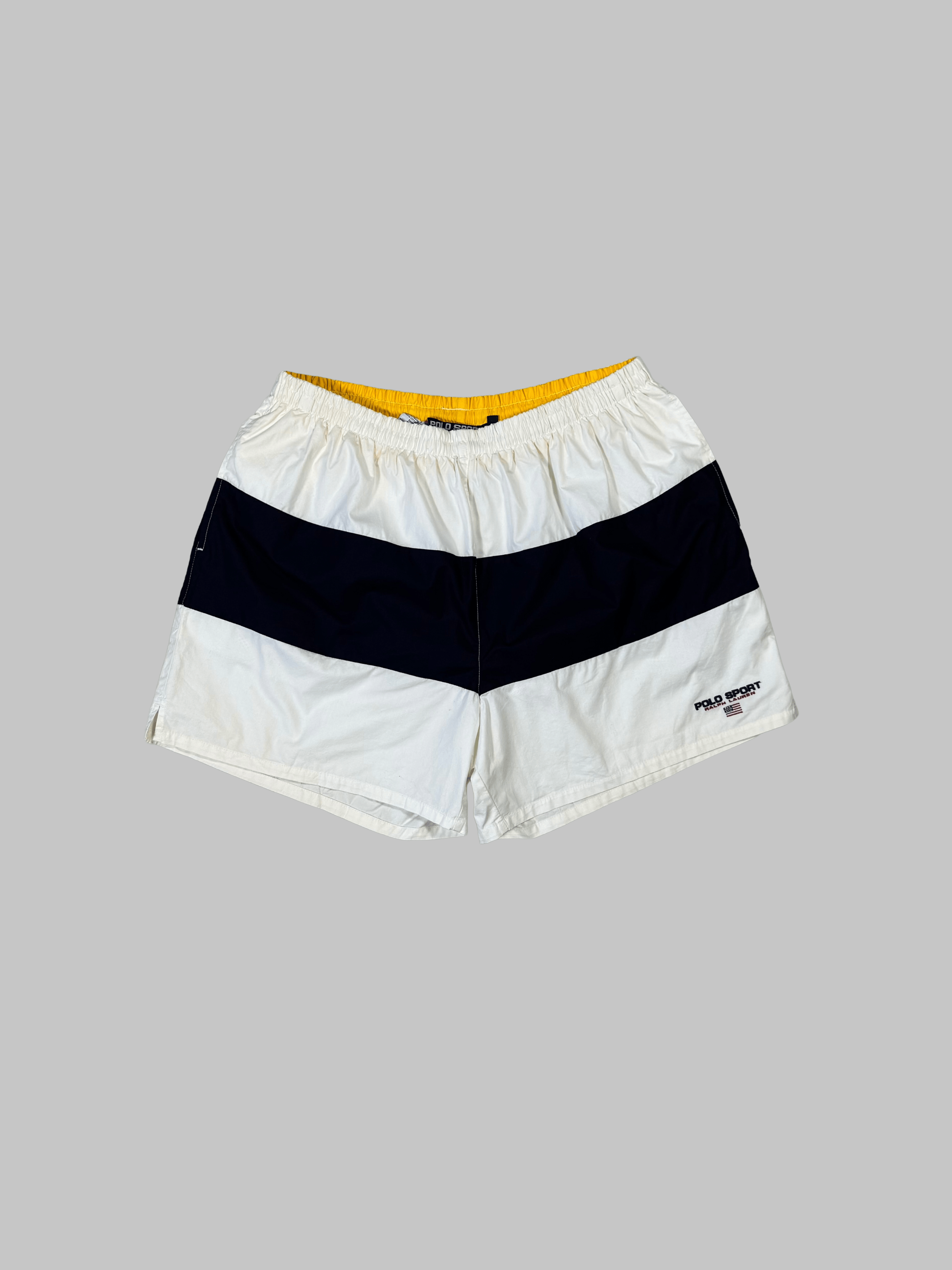 Polo Ralph Lauren Vintage polo sport blue swim shorts Size US 36 / EU 52 - 1 Thumbnail