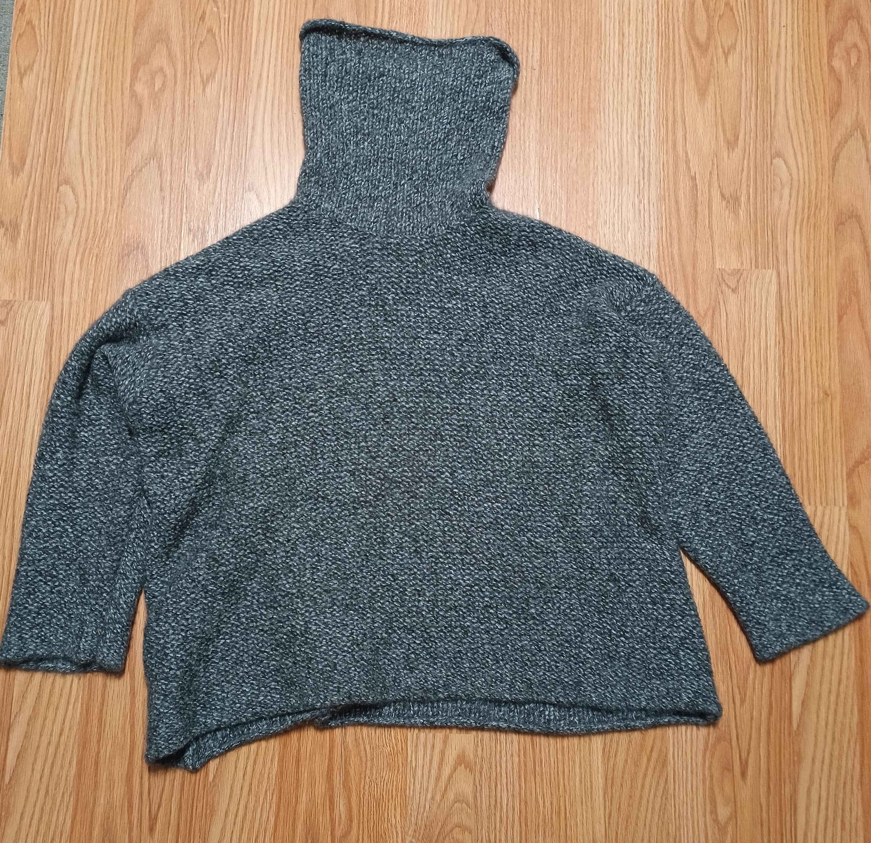Designer LU REN Grey Cashmere Filament Silk Knit Sweater Jumper XS Size XS / US 0-2 / IT 36-38 - 6 Thumbnail
