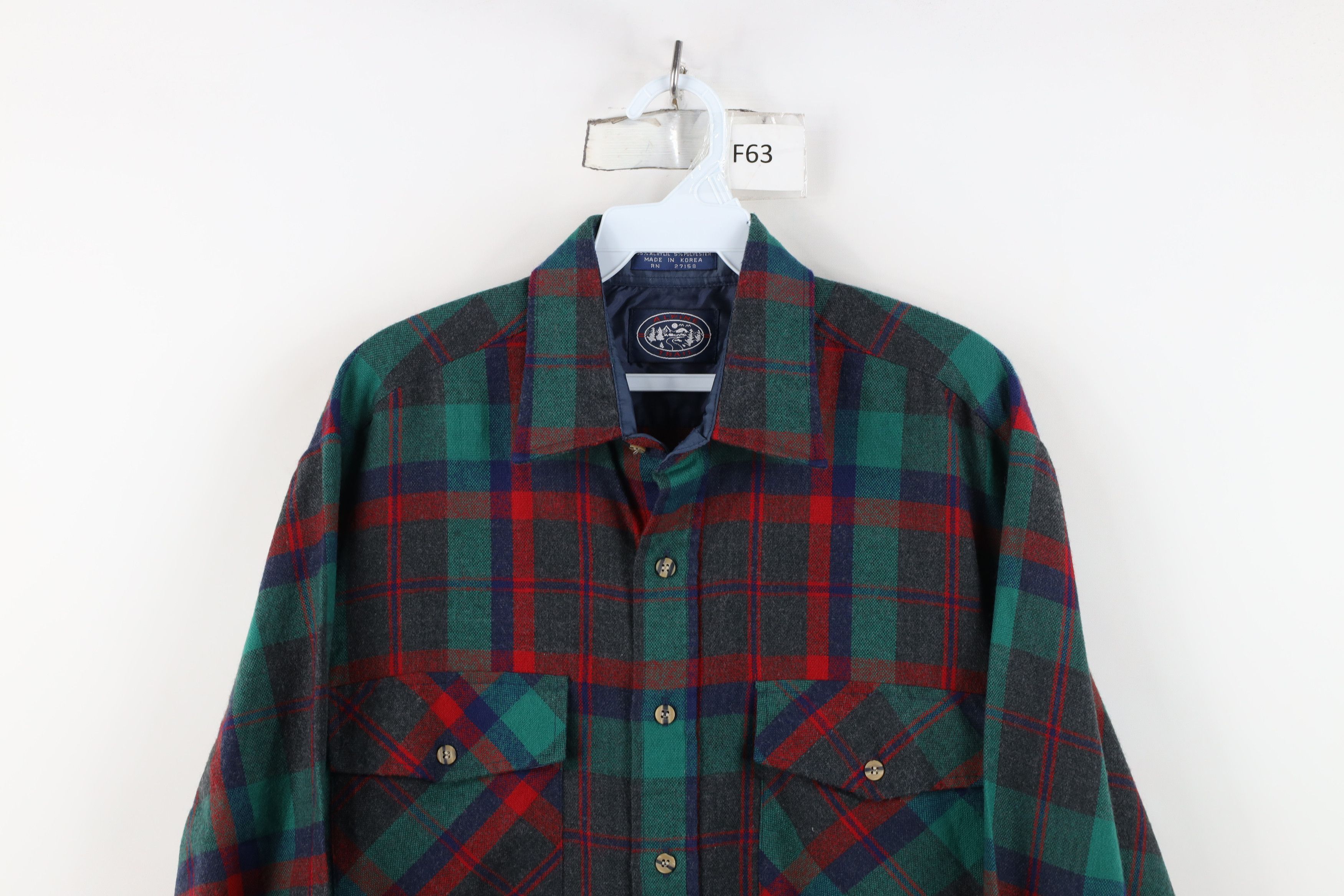 Vintage Vintage 70s 80s Streetwear Pocket Collared Button Shirt Size US M / EU 48-50 / 2 - 2 Thumbnail