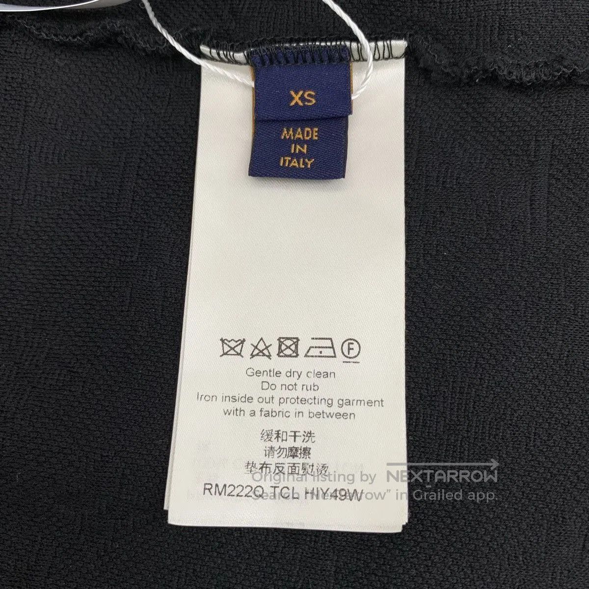 Louis Vuitton Black Short Sleeve Textured Shirt with Pocket. Size US XS / EU 42 / 0 - 6 Thumbnail