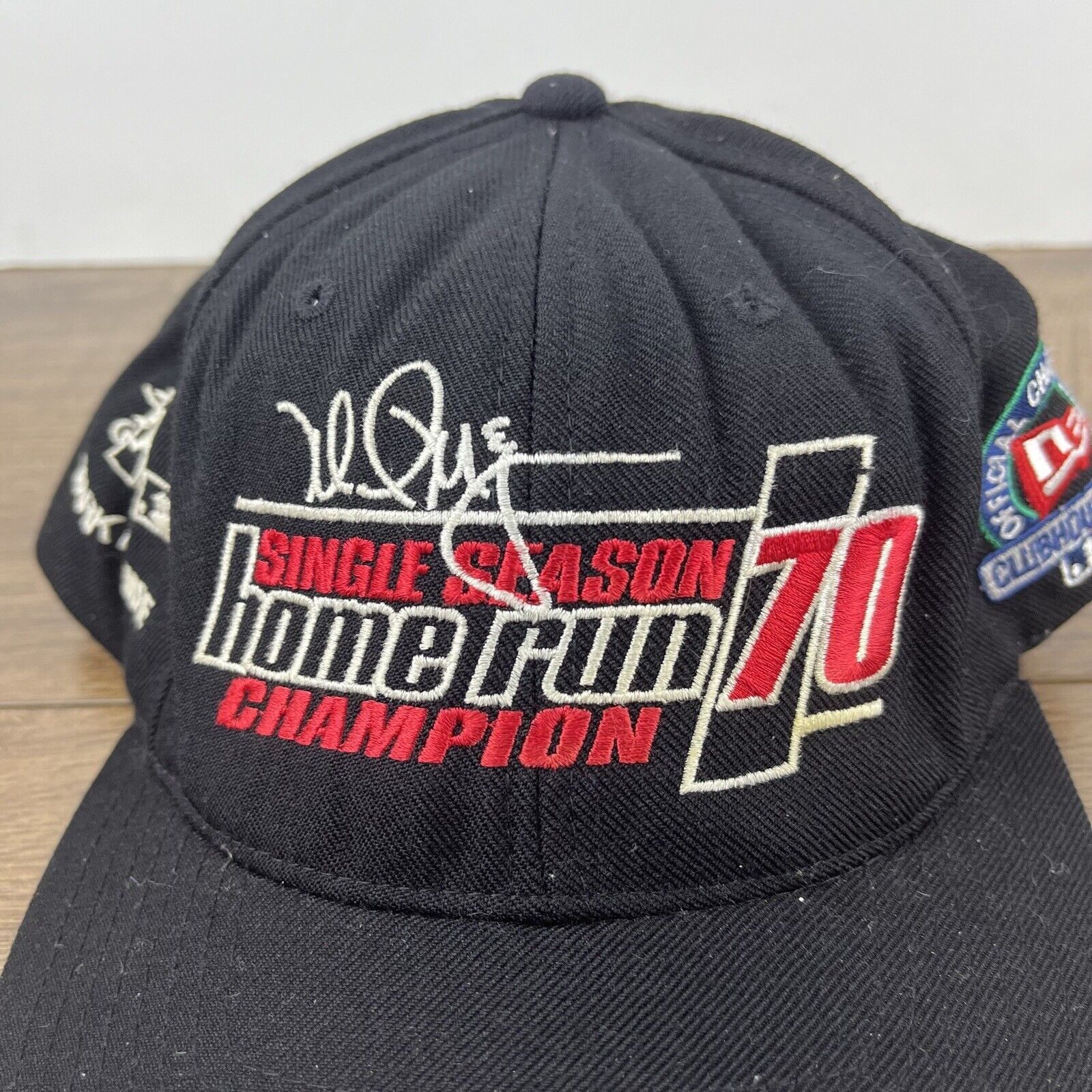 New Era Mark McGwire Hat New Era Black Snapback Hat Single Seasnon H Size ONE SIZE - 8 Thumbnail