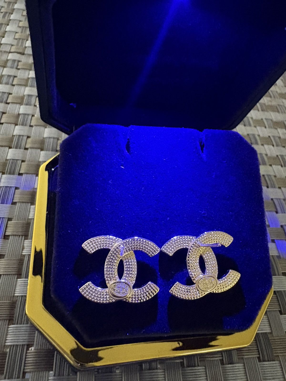 Chanel Chanel Vintage Gold Plated Stud Earrings Size ONE SIZE - 10 Thumbnail