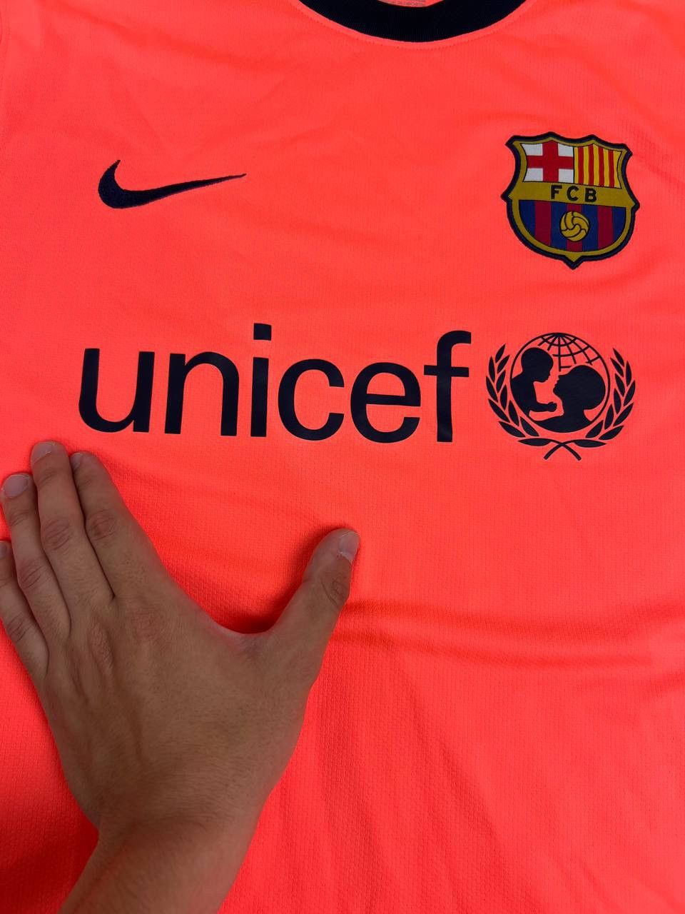 Nike Nike FC Barcelona 2009 2010 Away Shirt Long Sleeve Jersey Size US M / EU 48-50 / 2 - 6 Thumbnail