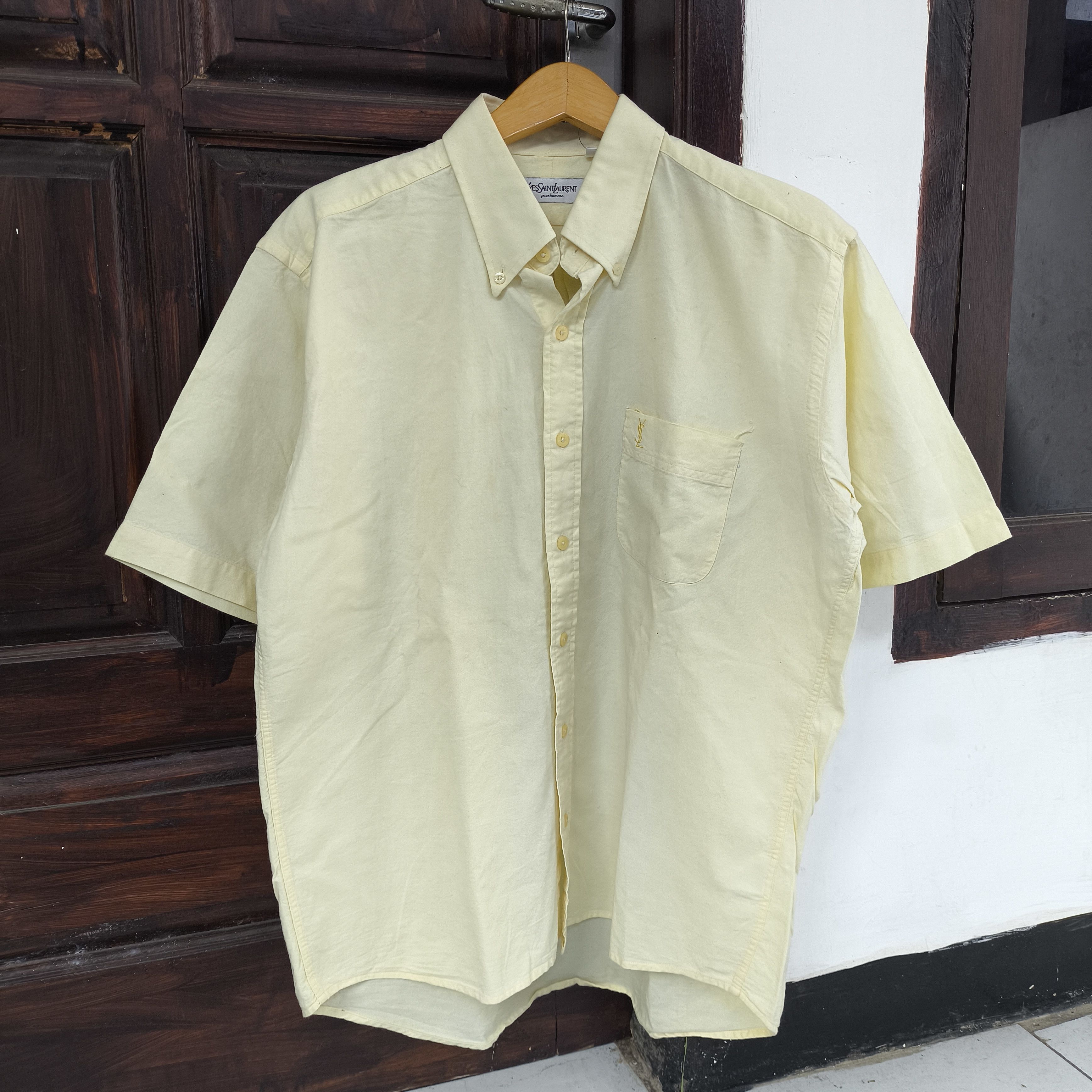 Saint Laurent Paris yvest Saint Laurent shirt button up Size US L / EU 52-54 / 3 - 1 Thumbnail
