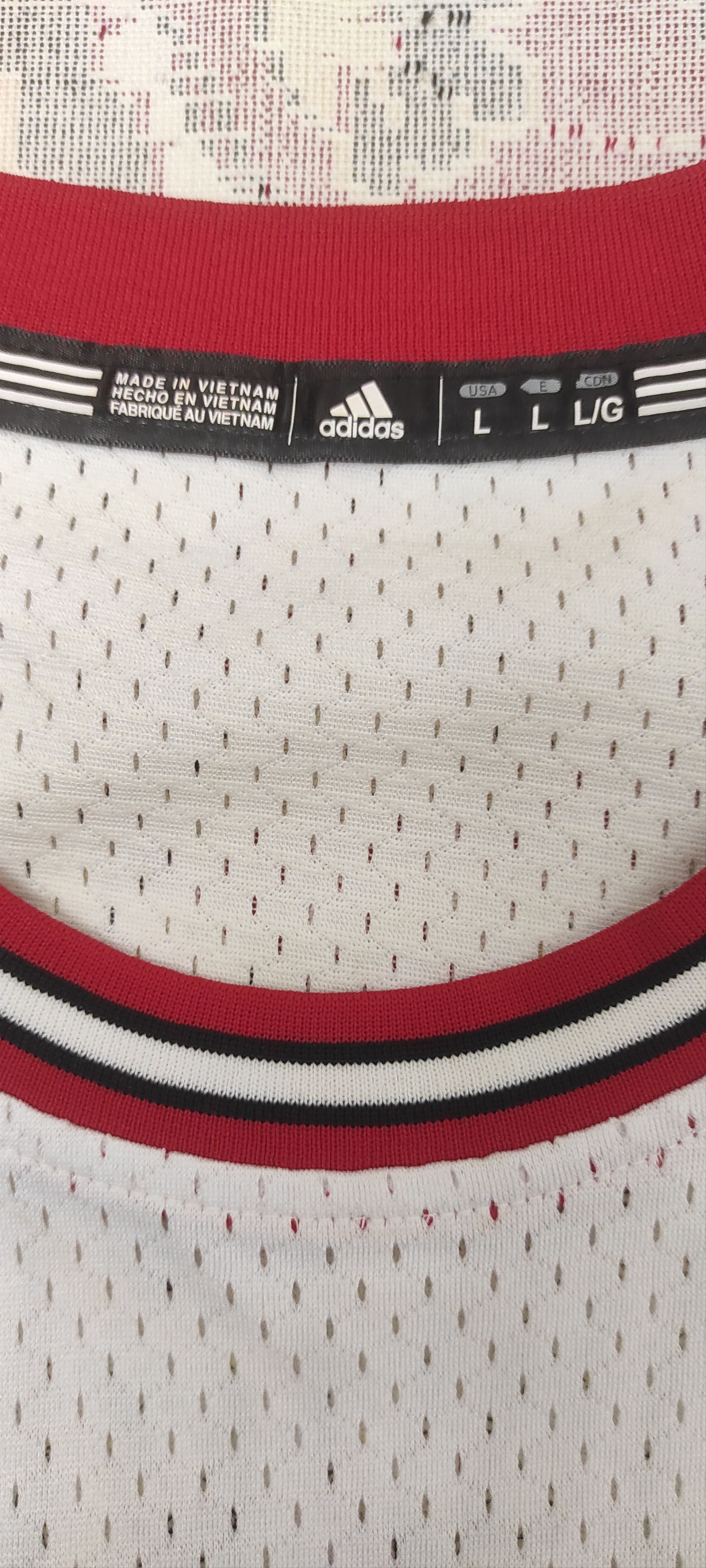 Adidas Dennis Rodman Chicago Bulls NBA Basketball Size US L / EU 52-54 / 3 - 3 Thumbnail