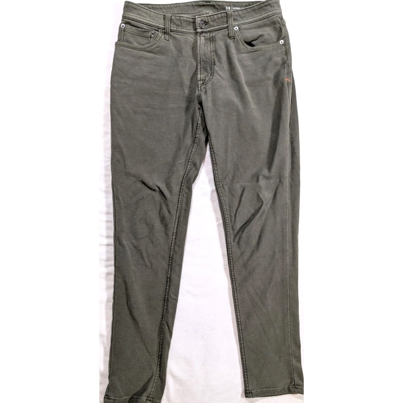 J Brand The Normal Brand Jeans Mens 30 Green Denim Pockets Slim 30X30 Jeans Mens Green Denim 5-Pocket Slim 30 in Inseam 30 Size US 30 / EU 46 - 2 Thumbnail