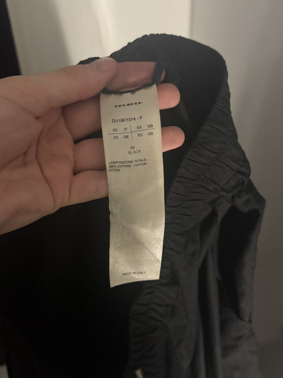 Rick Owens Rick Owens Drkshdw nylon black pants xs Size US 29 - 4 Thumbnail