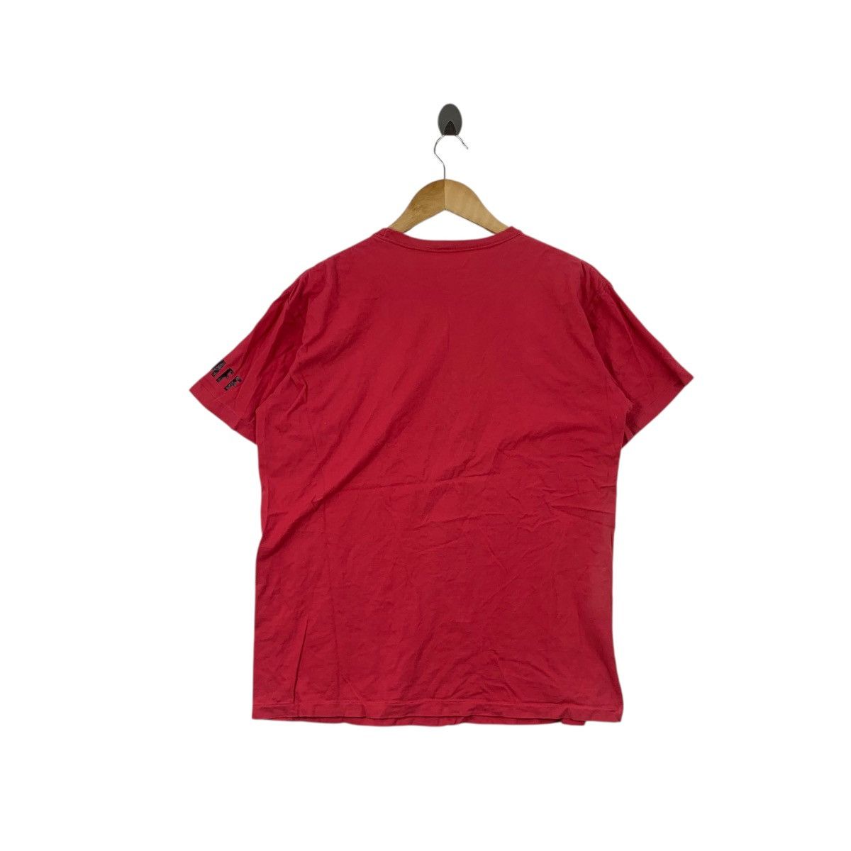 Vintage Vintage 90s KARUIZAWA HIGH SCHOOL Ice Hockey Team Tee Shirt Size US L / EU 52-54 / 3 - 6 Thumbnail
