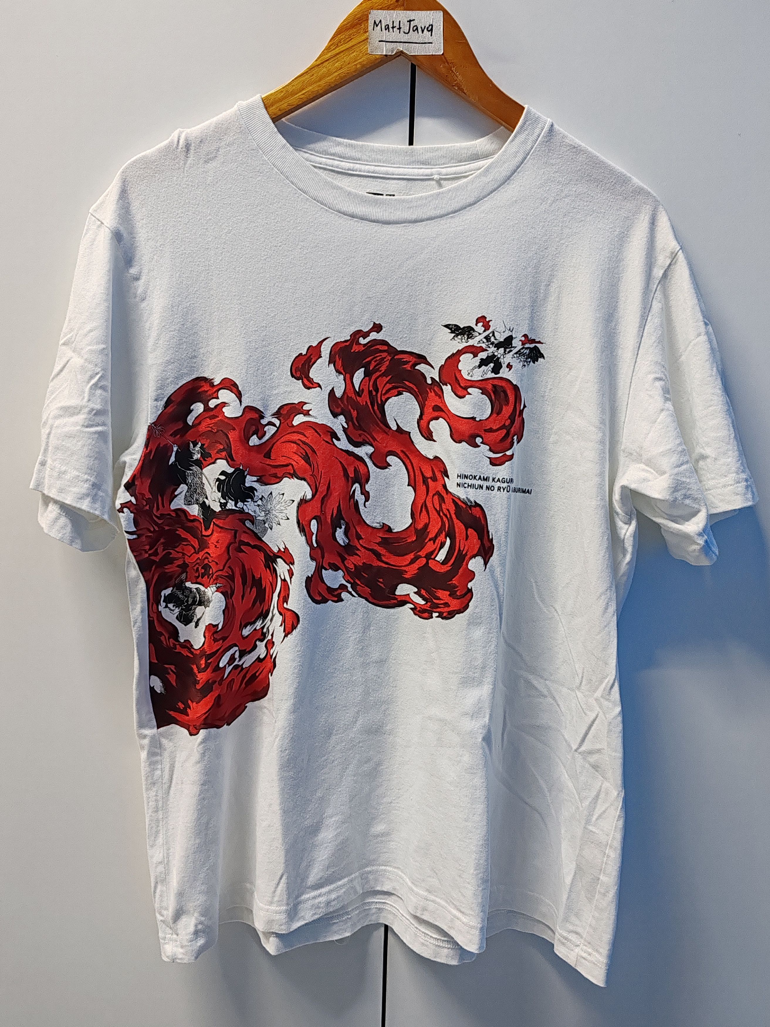 Anime Demon Slayer Japan Anime Tee Akira Evangelion Bleach Size US L / EU 52-54 / 3 - 2 Thumbnail