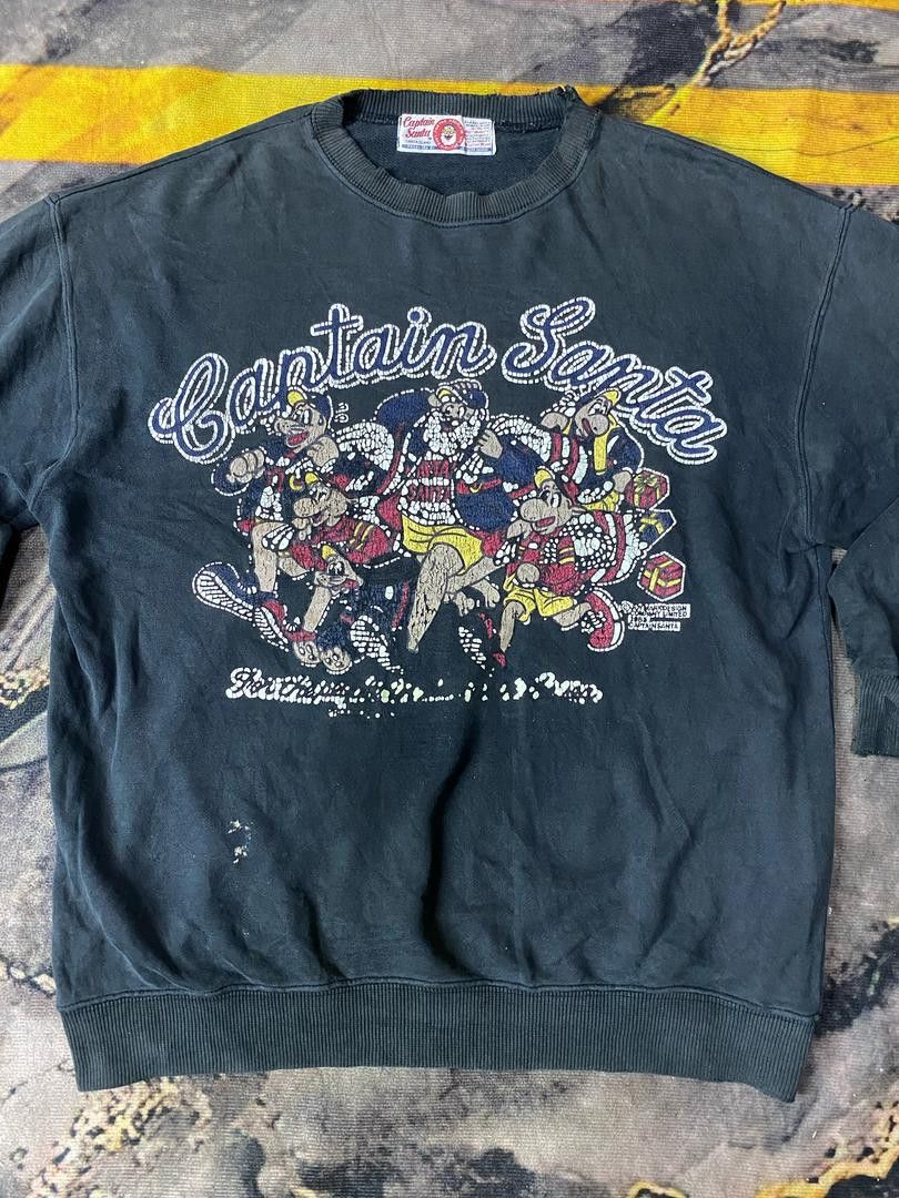 Captain Santors × Japanese Brand Vintage Sun Faded Captain Santa Sweatshirt Size US M / EU 48-50 / 2 - 3 Thumbnail