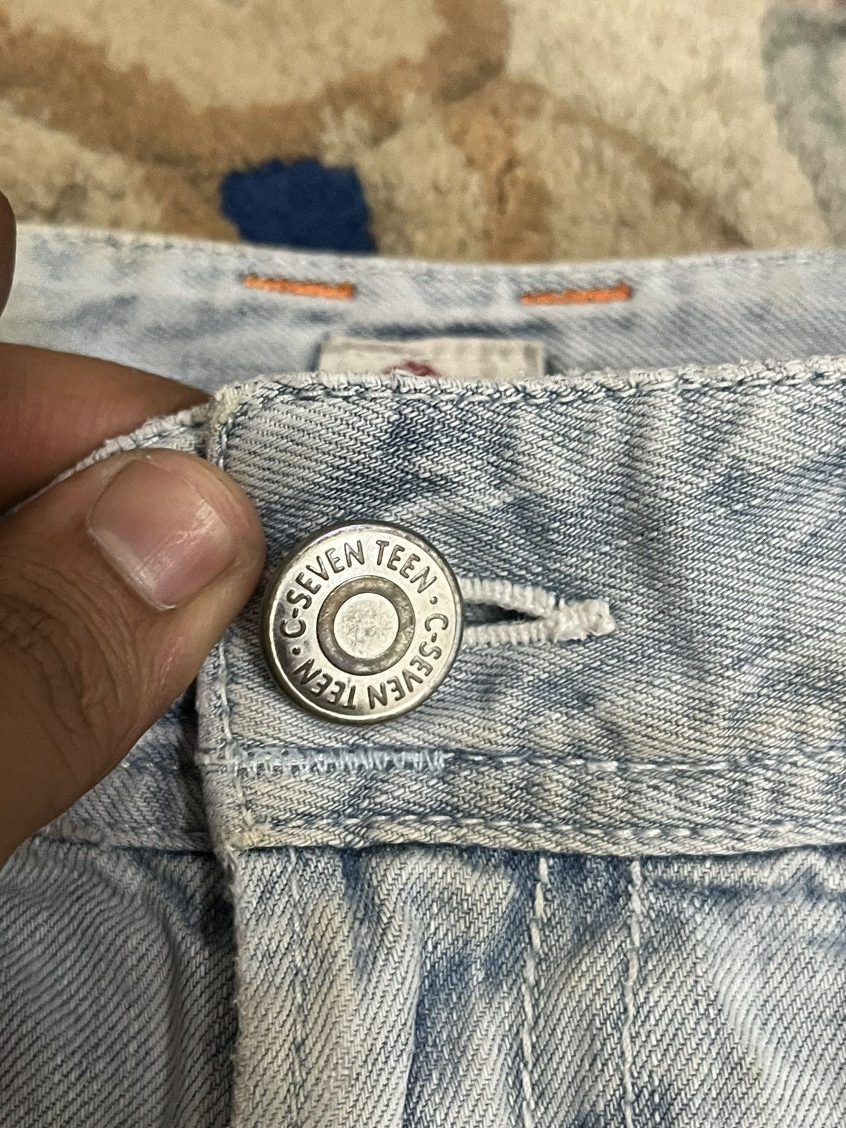 Japanese Brand Vintage C17 Flare Denim Size US 31 - 4 Thumbnail