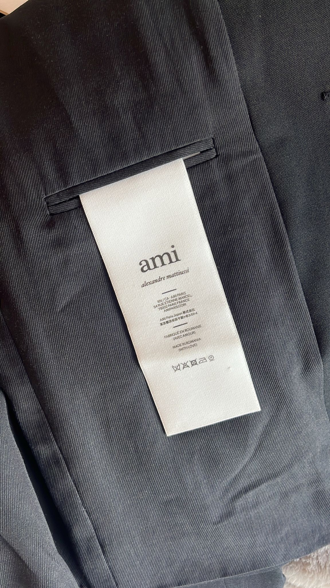 AMI AMI Alexandre Mattiussi Double Breasted Blazer Suit Jacket Size 40R - 3 Thumbnail