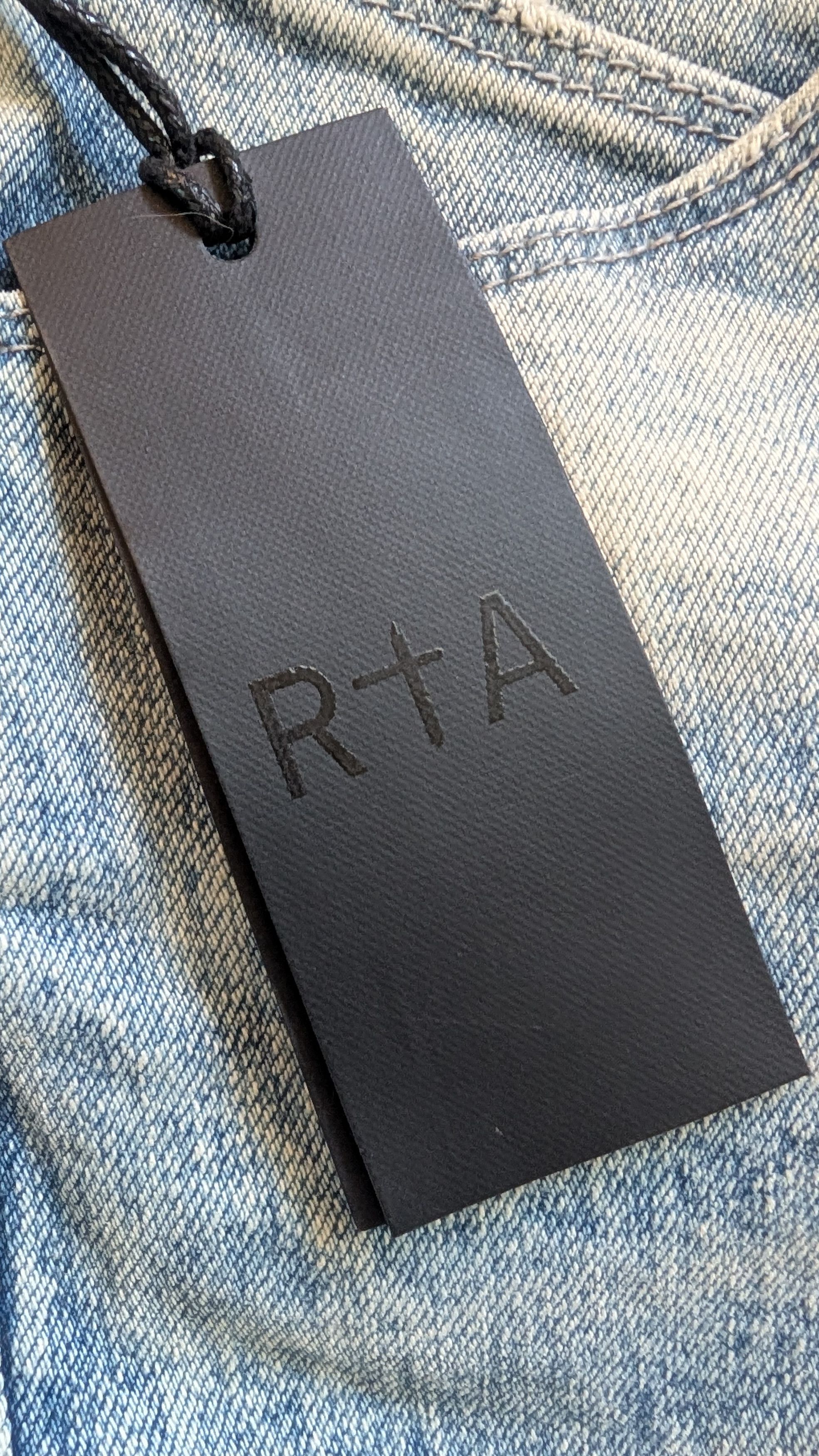 Rta RtA Mens Denis Faded Wash Flared Jeans Blue $245 Size 34🔥🔥 Size US 34 / EU 50 - 3 Thumbnail