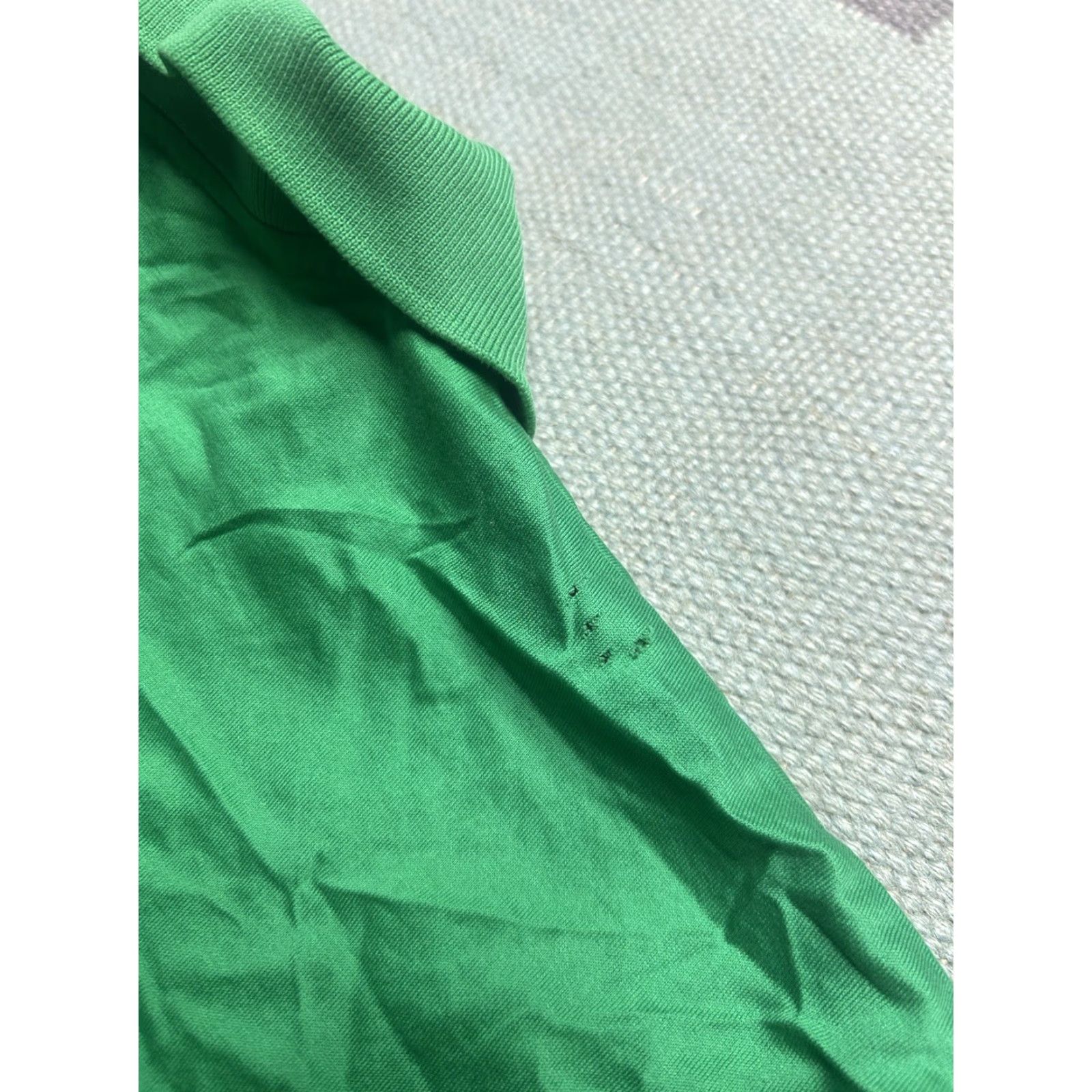 Ralph Lauren VINTAGE Polo Ralph Lauren Polo Golf Shirt XL Men Green Short Sleeve Pima Cotton Flaw Size US XL / EU 56 / 4 - 6 Thumbnail