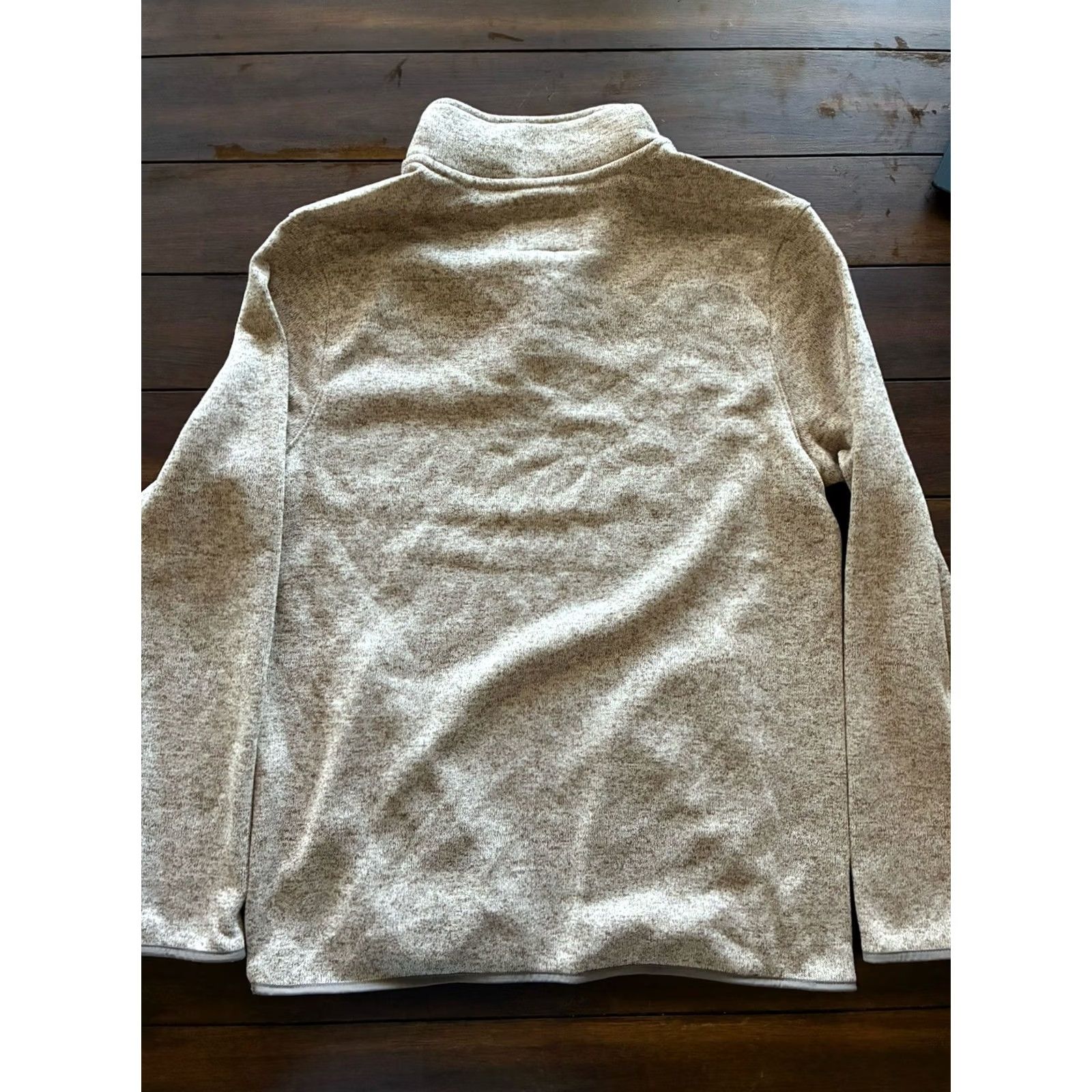 Vintage Goodfellow Button Up 1/4 Snap Fleece Pullover Mens Medium Beige Polyester Sweater Vintage? Size US M / EU 48-50 / 2 - 8 Thumbnail
