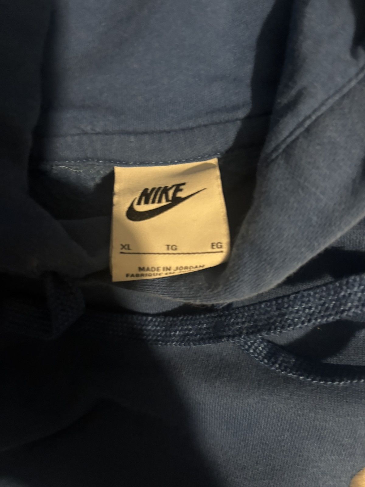 Nike Blue mens nike hoodie Size US XL / EU 56 / 4 - 2 Thumbnail