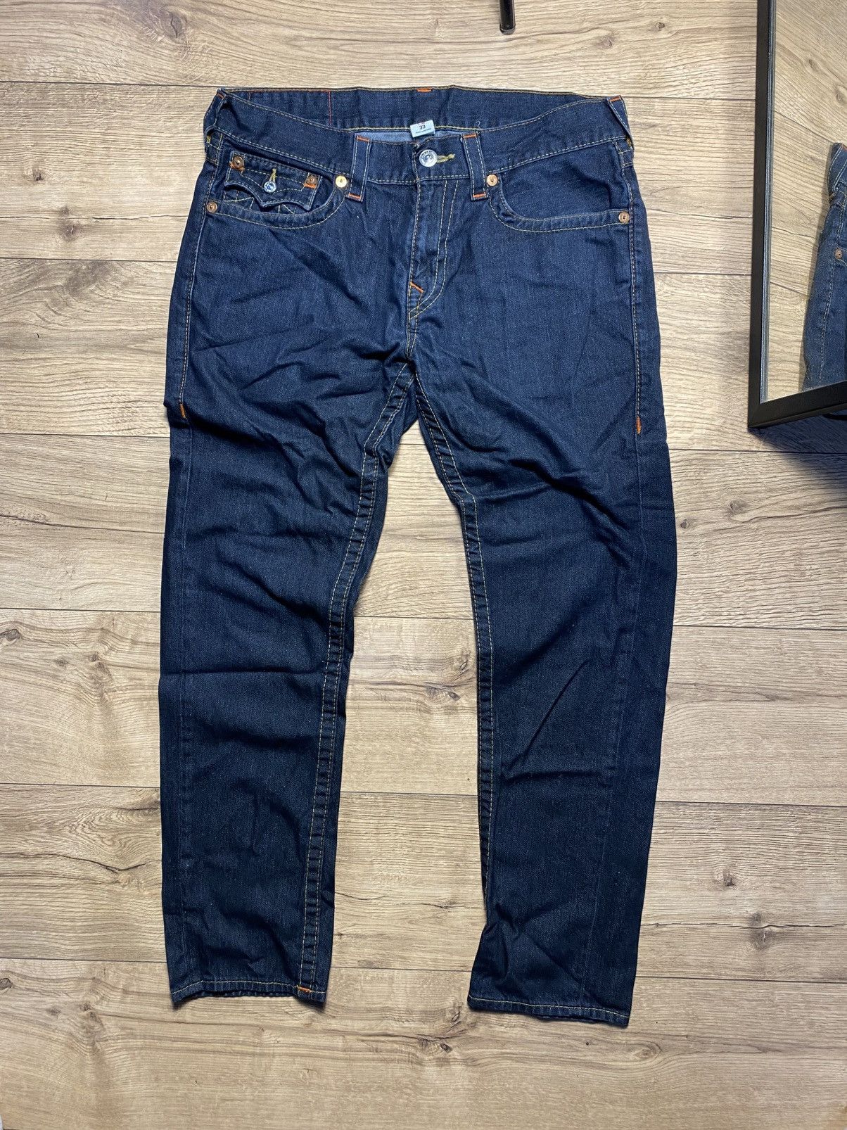 True Religion True Religion Geno Big T Relaxed Slim Jeans Men's Size 33 Size US 33 - 1 Thumbnail