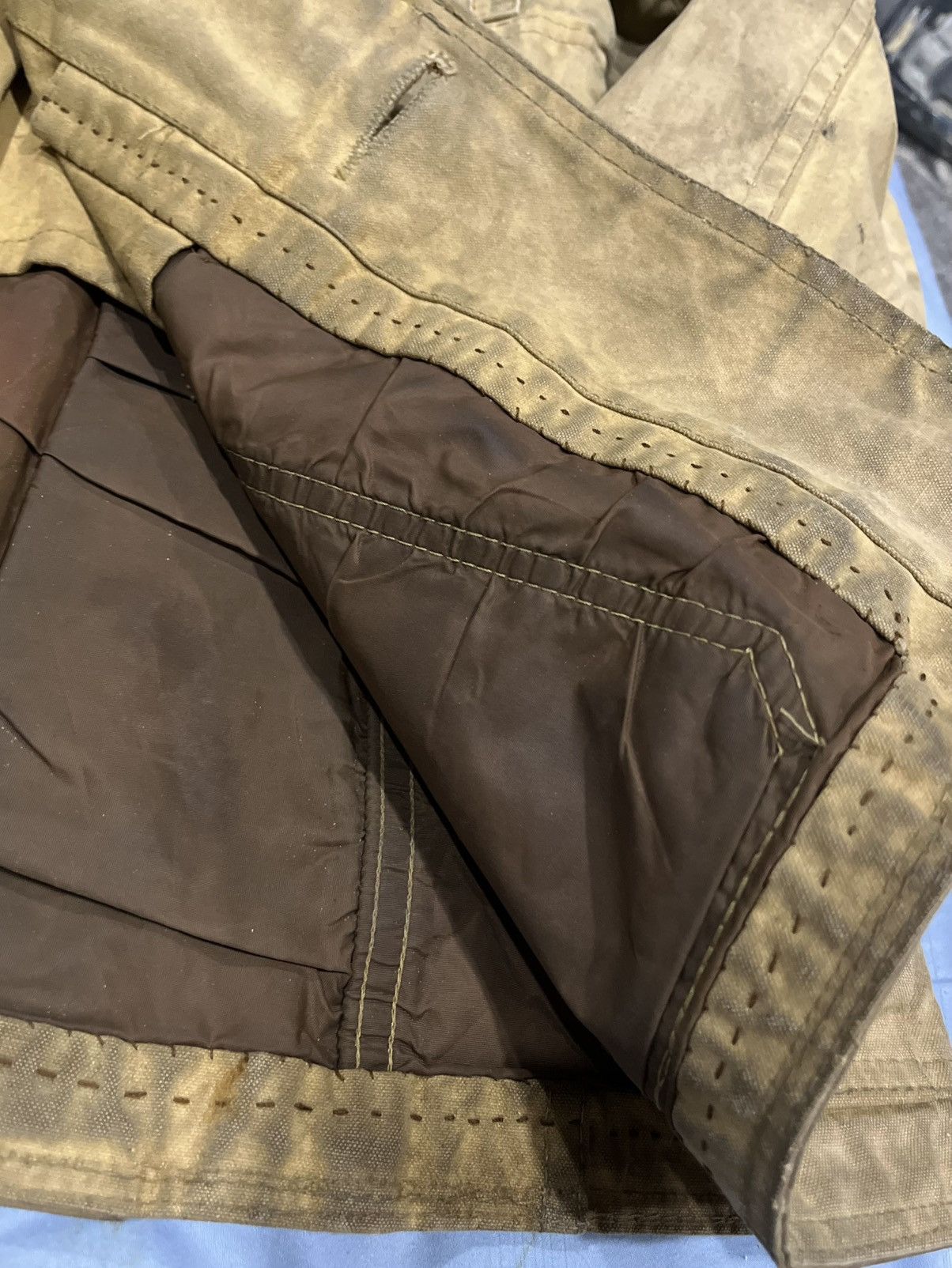 Filson Rare Vintage 80s Filson Tin Cloth Field Jacket Rugged Style Size US L / EU 52-54 / 3 - 10 Thumbnail