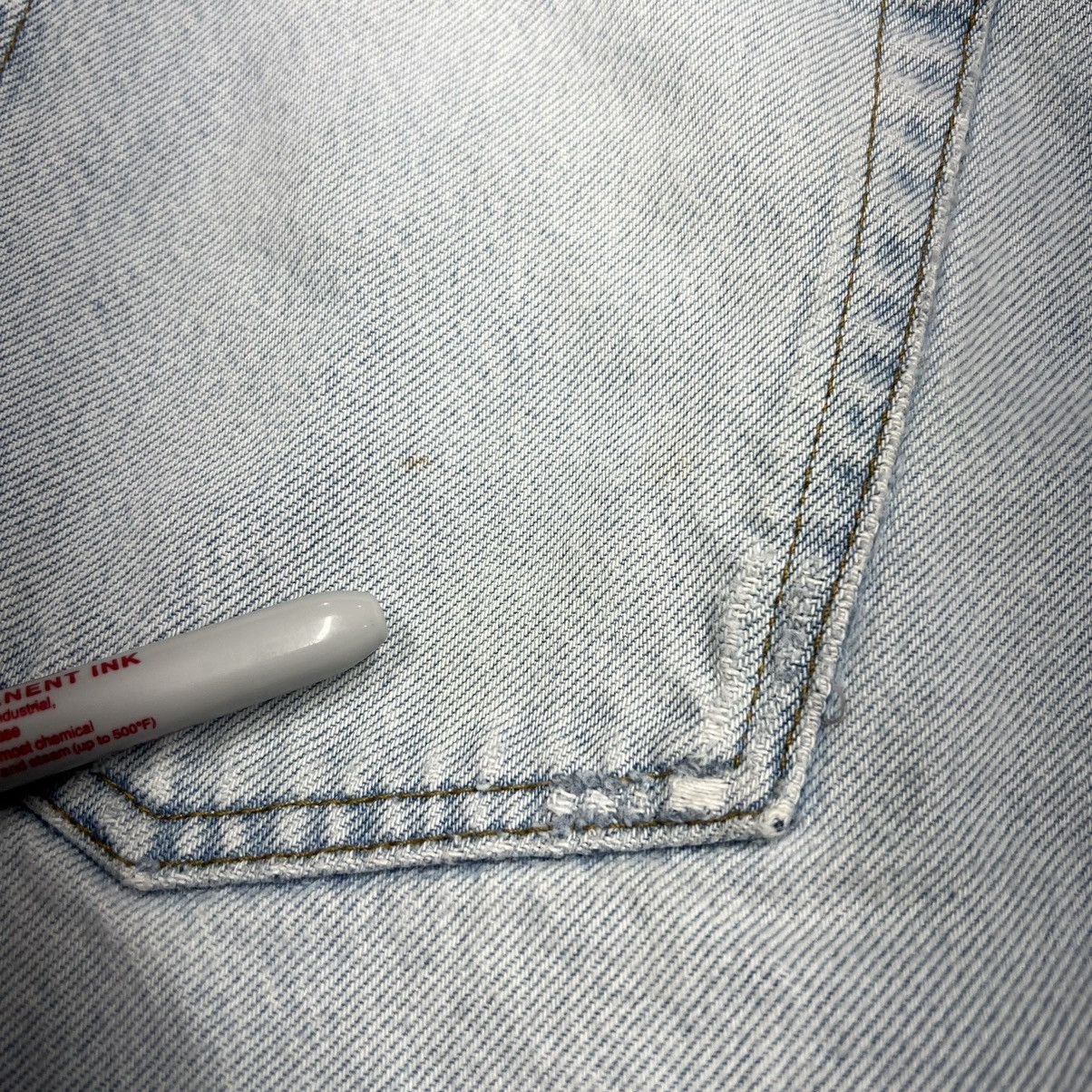 Reformation Reformation Jeans Blue Cynthia High Rise Relaxed Denim Rip Size 29" - 18 Thumbnail
