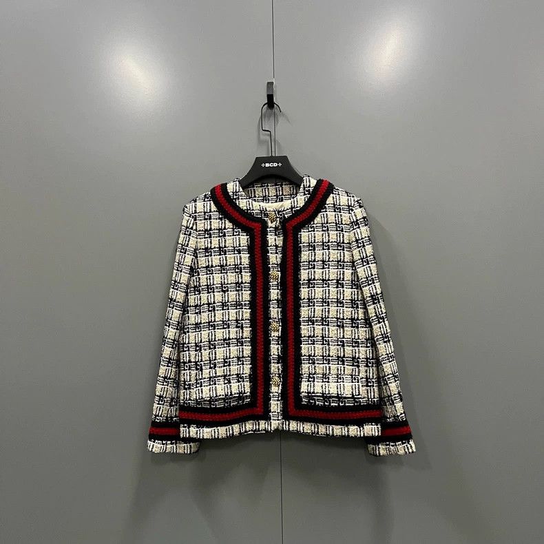 Gucci Gucci Square G plaid tweed jacket 2501-Nextarrow Size US XS / EU 42 / 0 - 1 Thumbnail