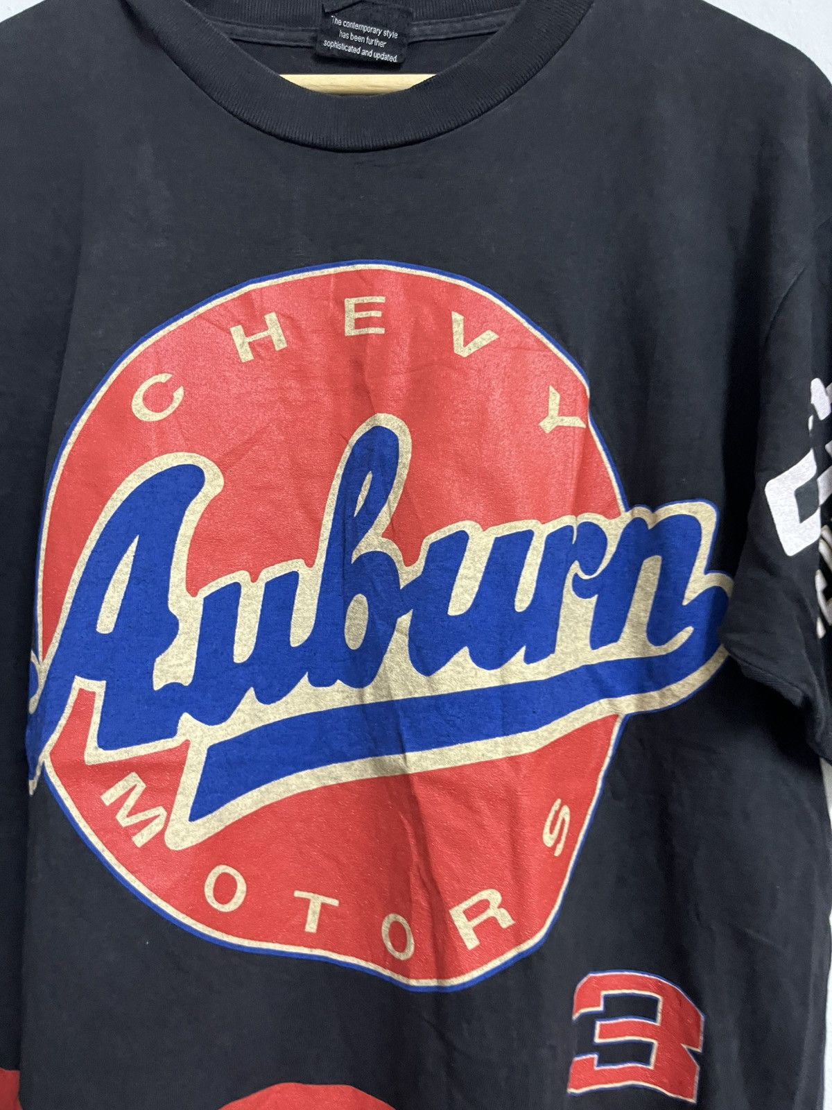 Rap Tees 💥RARE CHEVROLET AUBURN MOTORS Fullprinted T Shirts Size US L / EU 52-54 / 3 - 4 Thumbnail