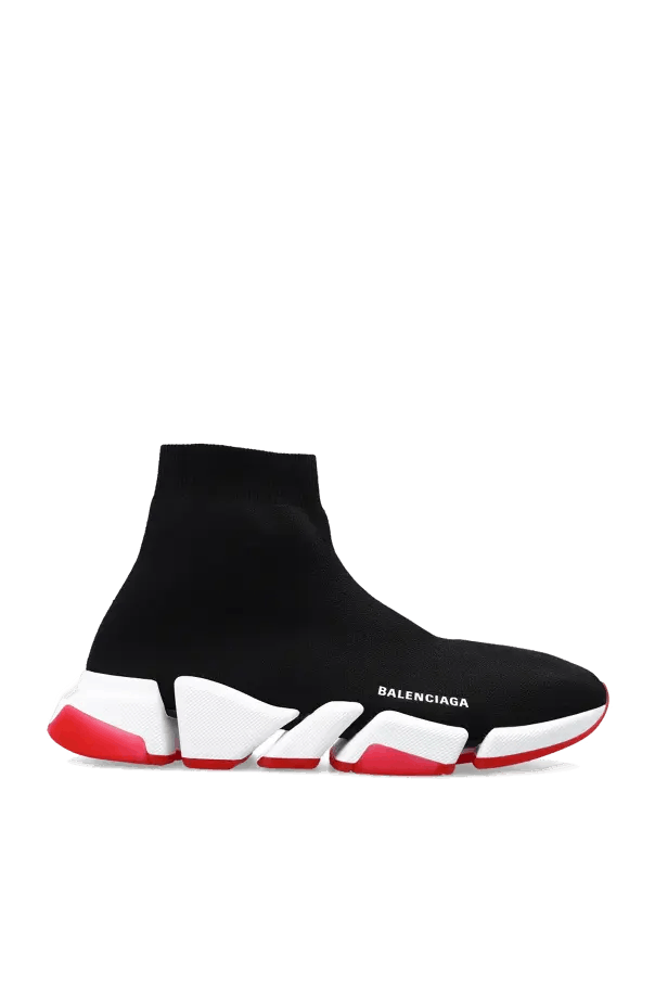 Balenciaga o1tr1nto0525 Speed 2.0 Recycled Knit Sneakers in Multicolor Size US 6 / EU 39 - 1 Thumbnail