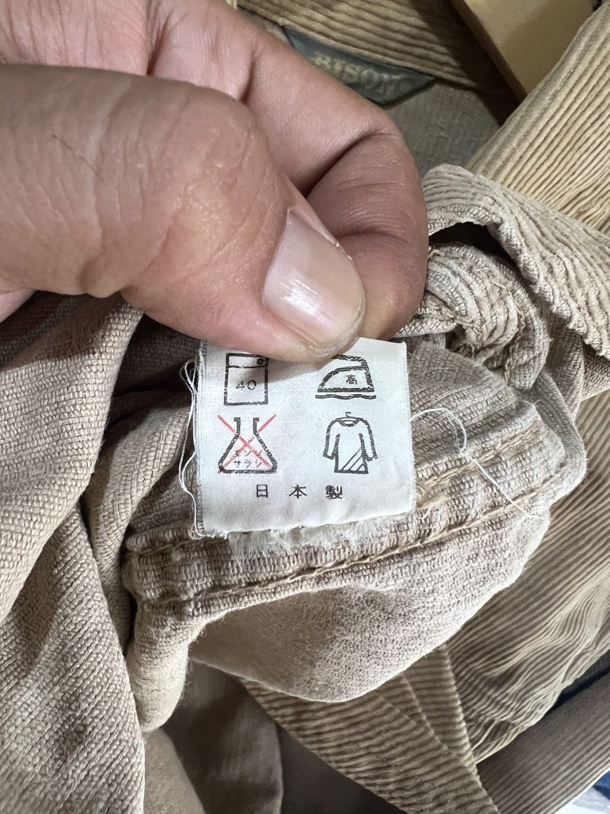 Japanese Brand 🔥Bison Corduroy Button Jacket Size US S / EU 44-46 / 1 - 14 Thumbnail