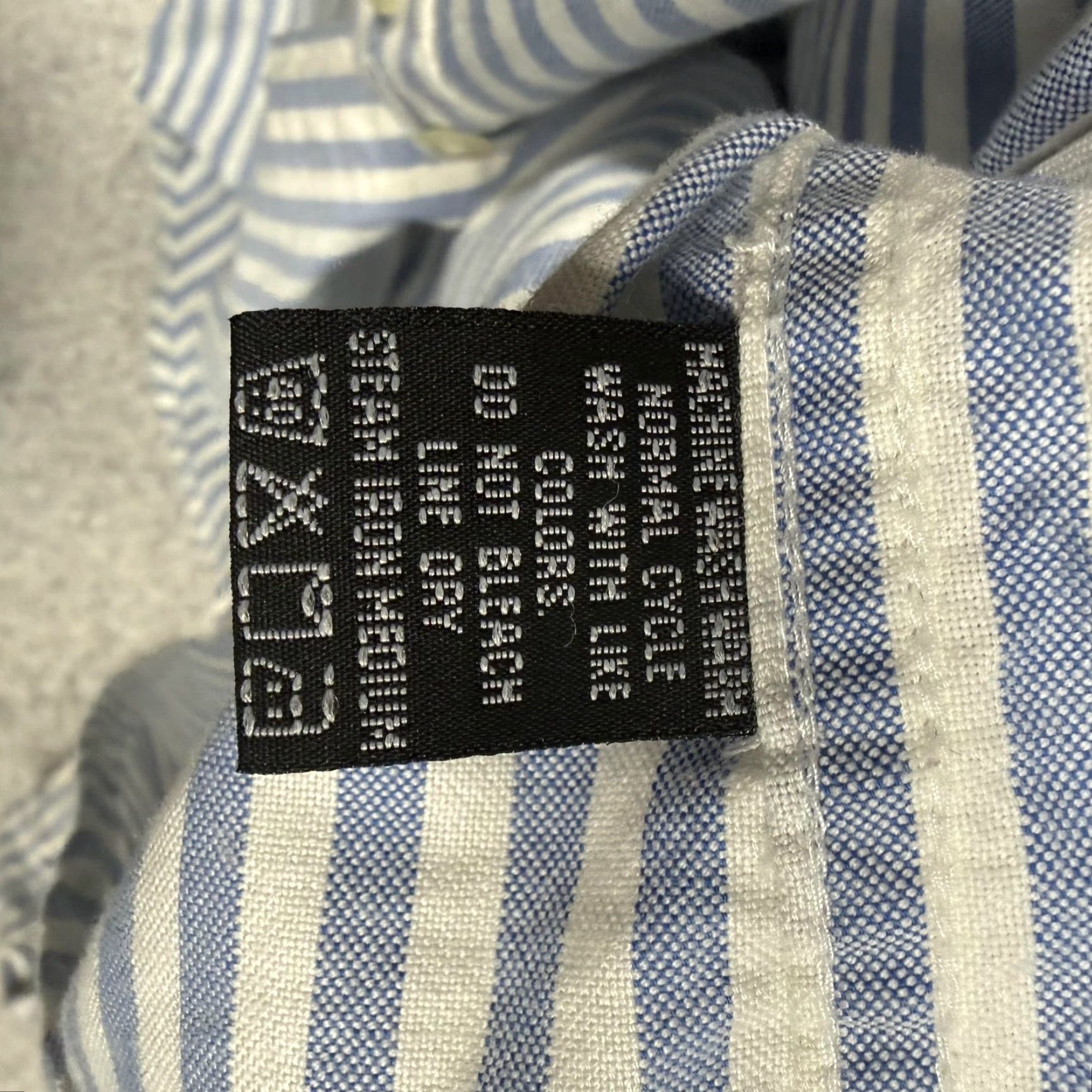 Vintage VINTAGE Polo Jeans Co Shirt Mens XL Striped Blue White Button-Up, Button-Down Collar, Long Sleeve, Casual Preppy, 100% Cotton Size US XL / EU 56 / 4 - 7 Thumbnail