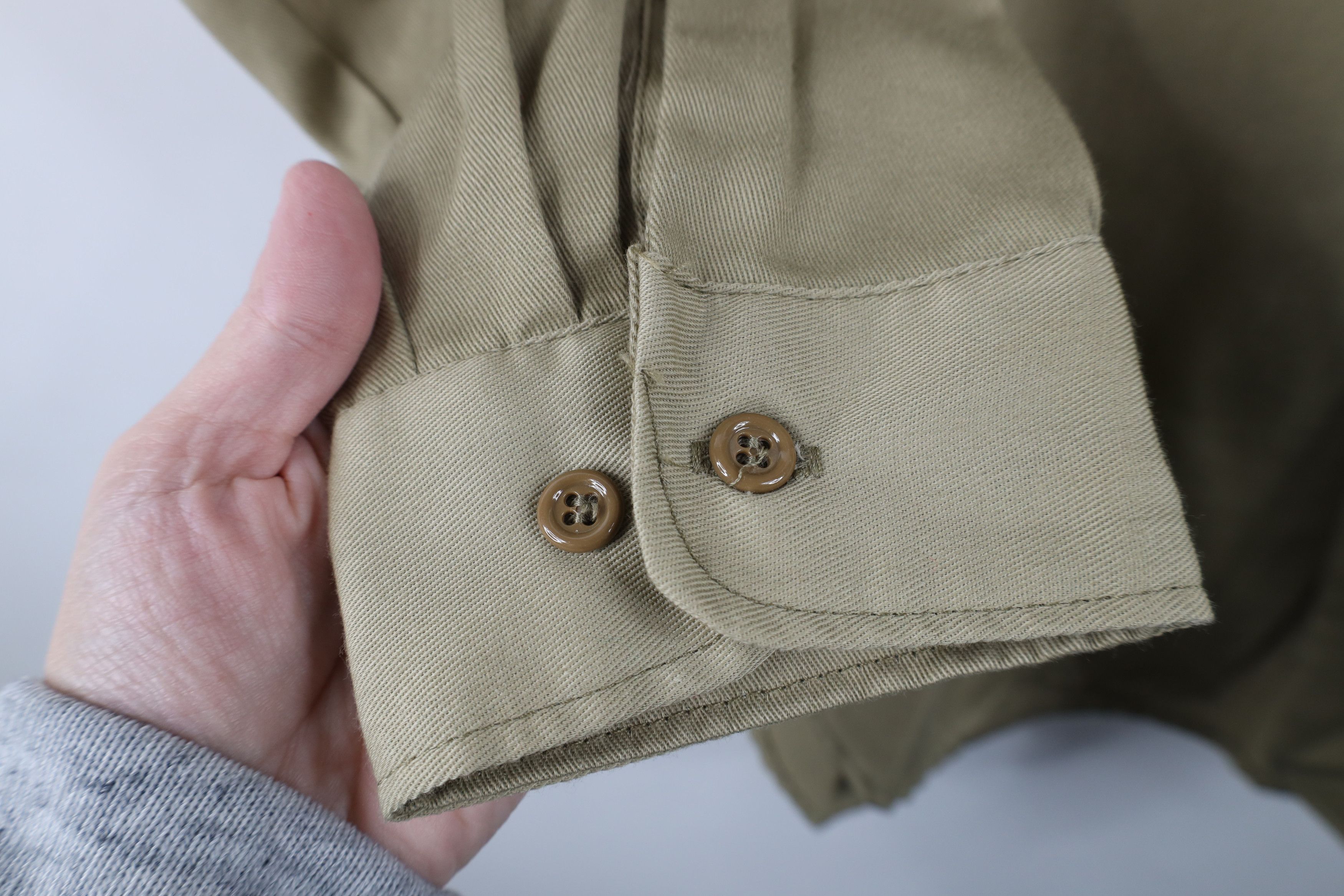 Vintage Vintage 70s Big Mac Workwear Collared Button Shirt USA Size US L / EU 52-54 / 3 - 6 Thumbnail